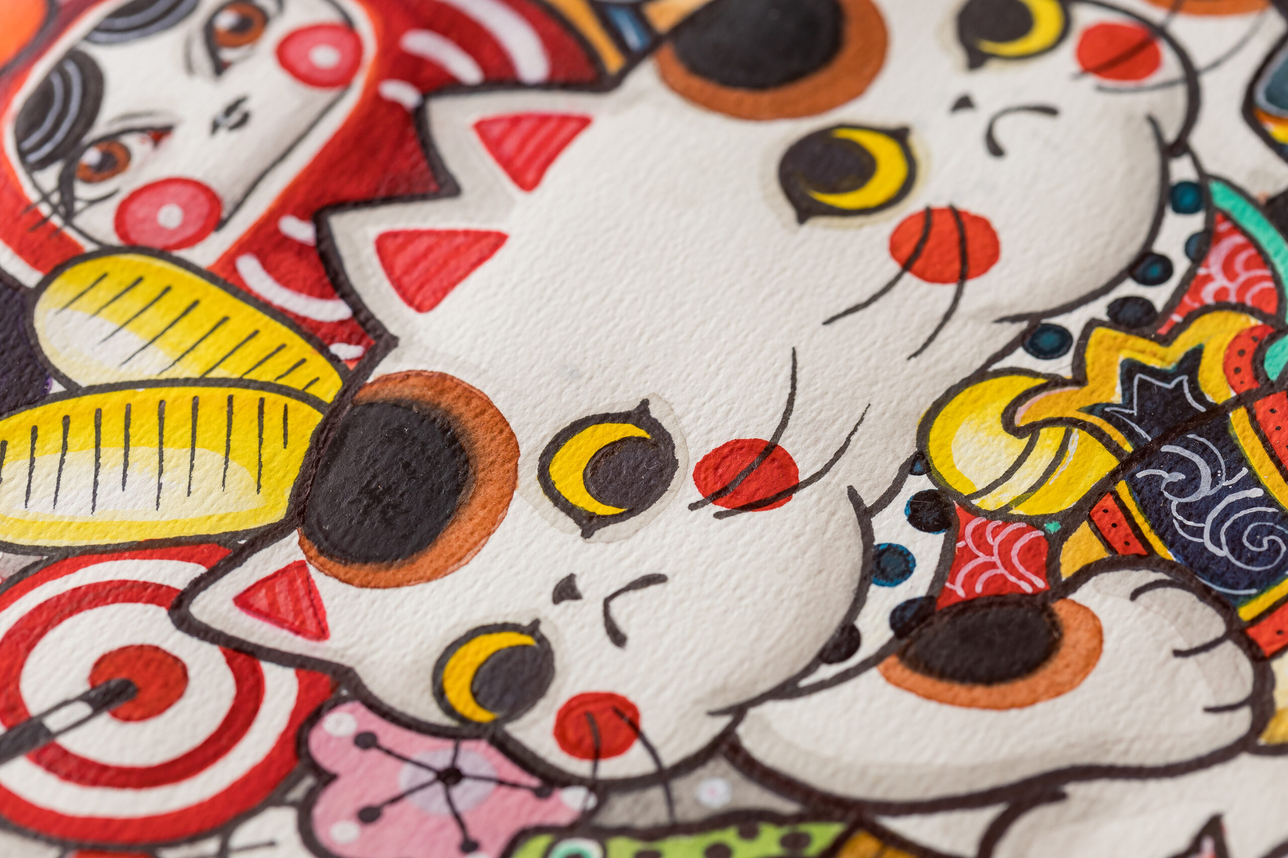 七尾作品細部 1  | UNDER JOB PARTY | ART AUCTION | Present by NOSETARADAMAS