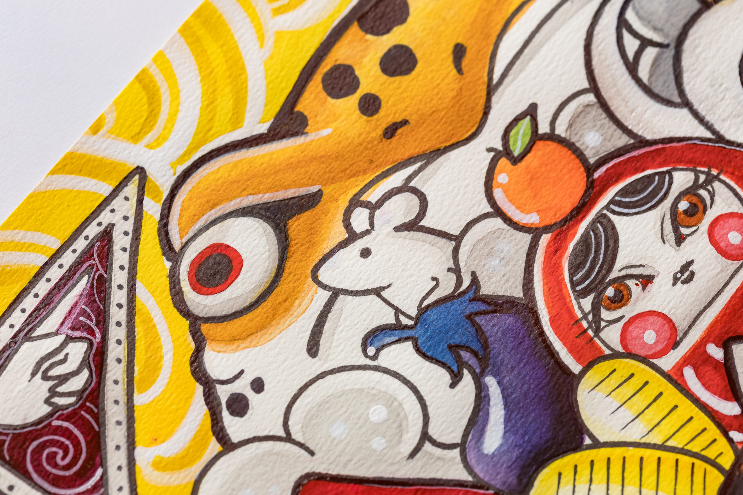 七尾作品細部 4  | UNDER JOB PARTY | ART AUCTION | Present by NOSETARADAMAS