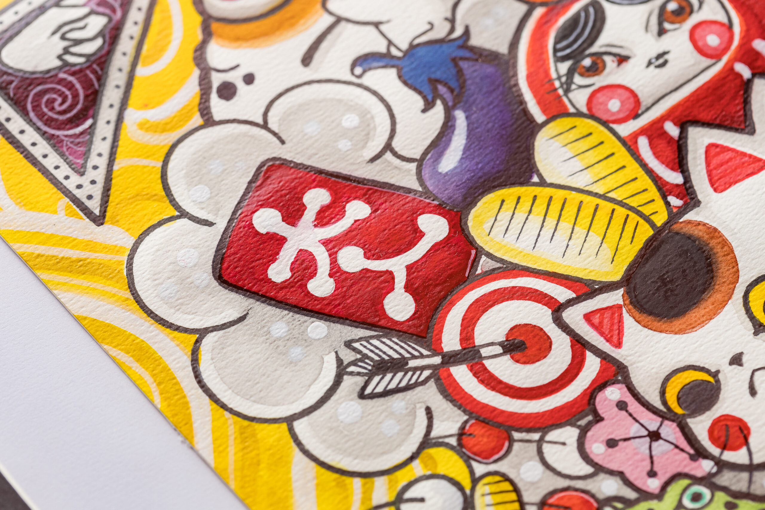 七尾作品細部 5  | UNDER JOB PARTY | ART AUCTION | Present by NOSETARADAMAS