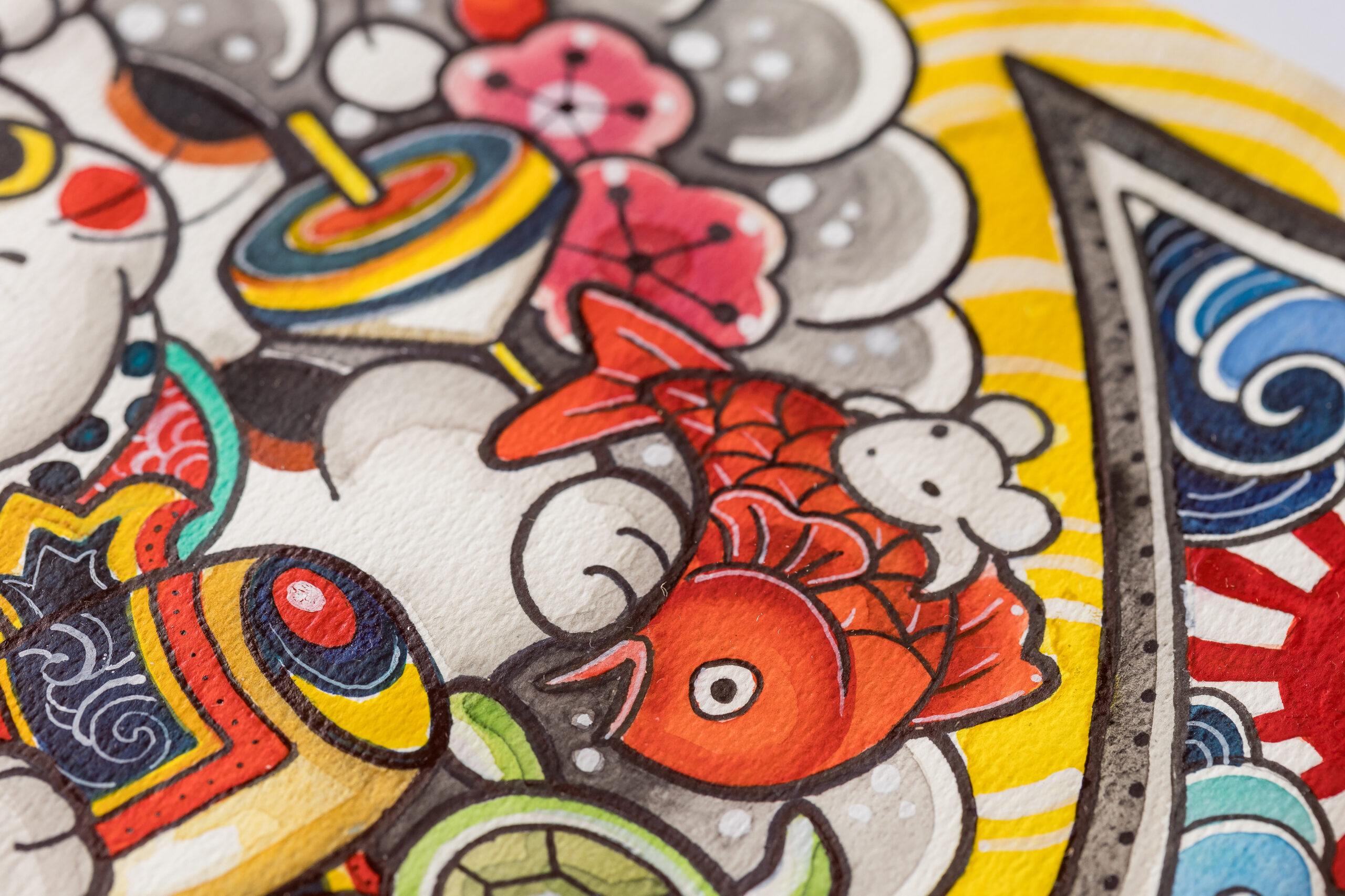 七尾作品細部 6  | UNDER JOB PARTY | ART AUCTION | Present by NOSETARADAMAS