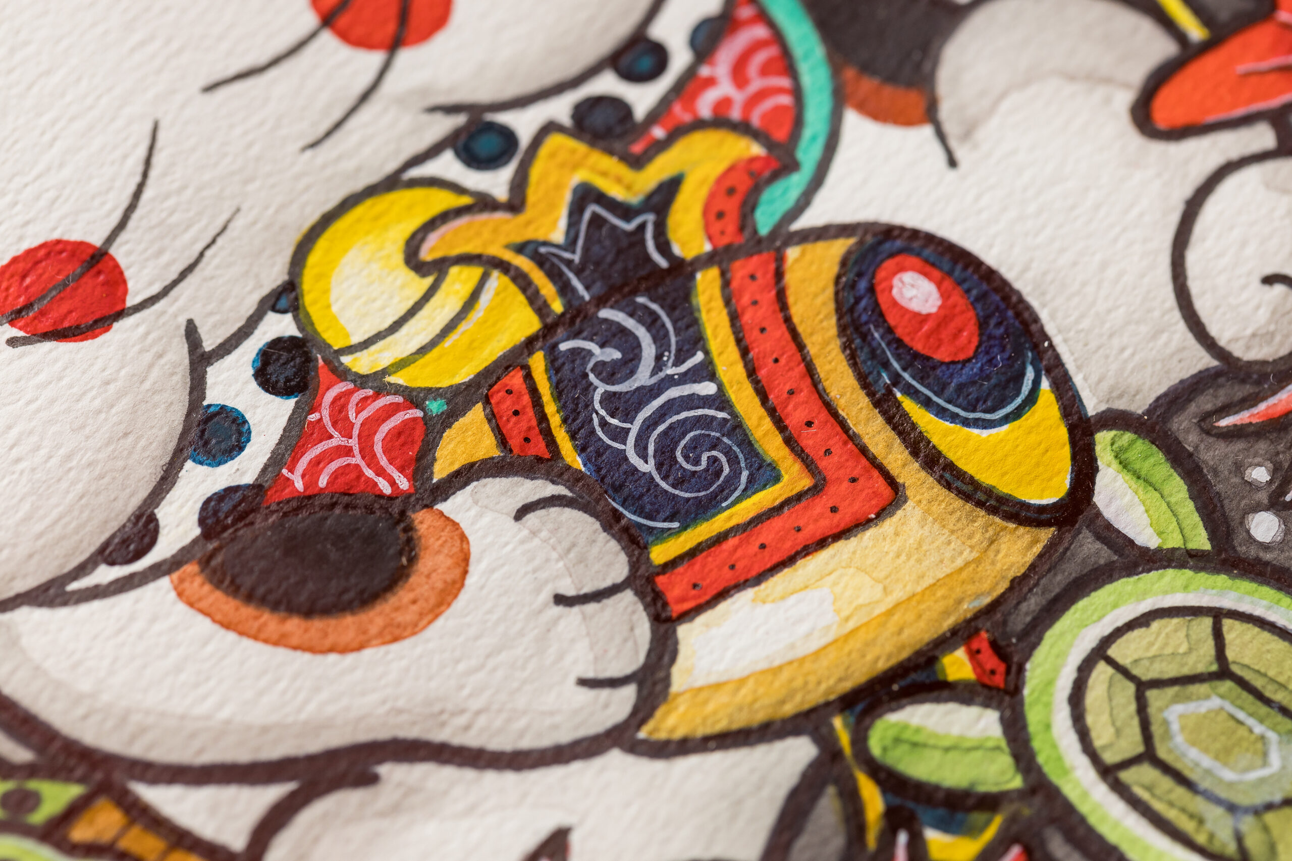七尾作品細部 7  | UNDER JOB PARTY | ART AUCTION | Present by NOSETARADAMAS