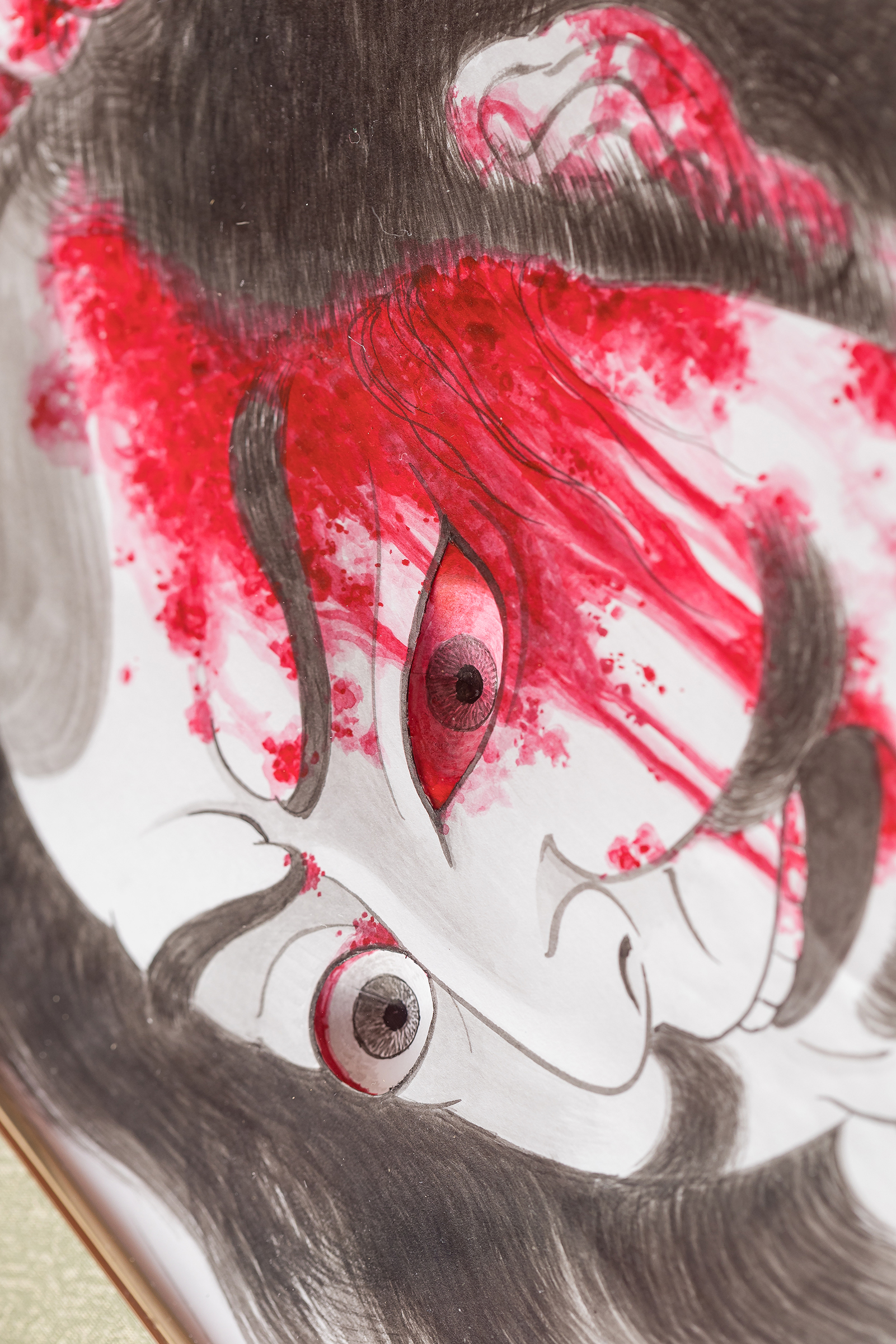 小倉彫まつ作品細部 10  | UNDER JOB PARTY | ART AUCTION | Present by NOSETARADAMAS
