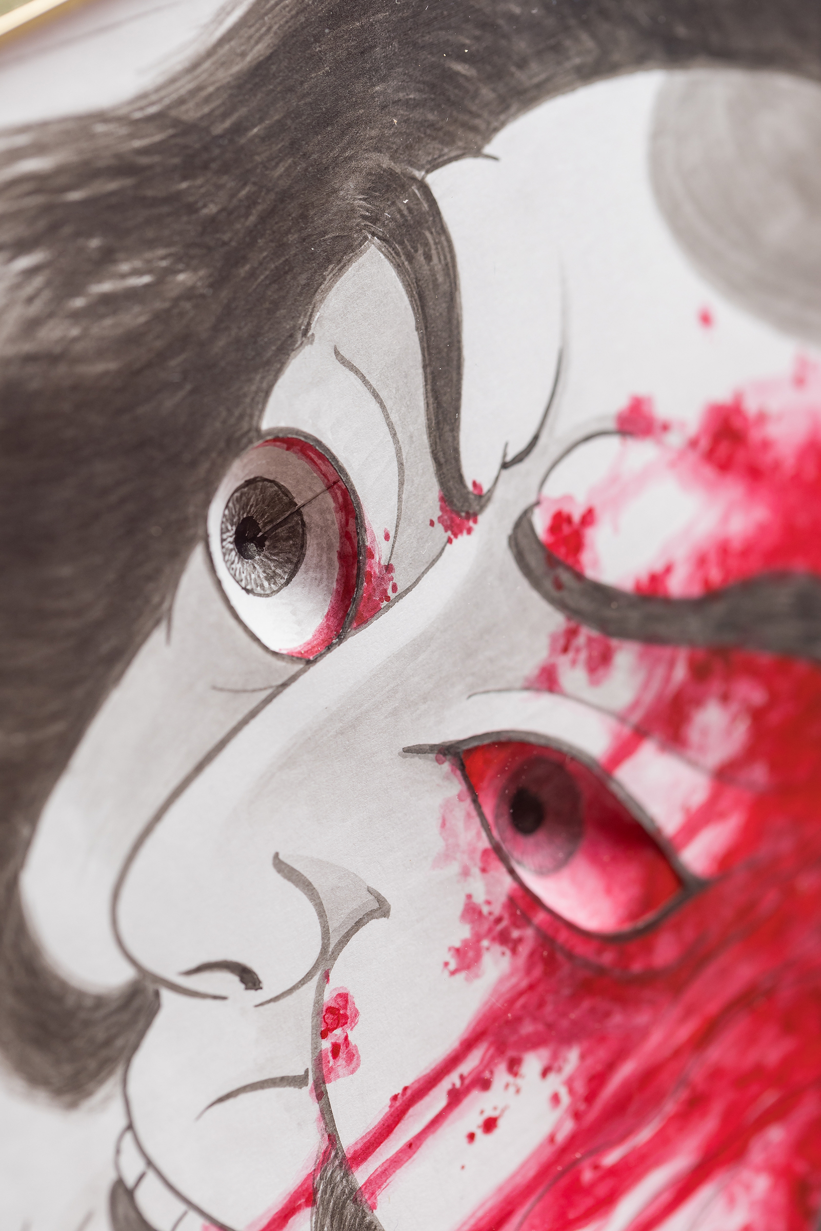 小倉彫まつ作品細部 8  | UNDER JOB PARTY | ART AUCTION | Present by NOSETARADAMAS