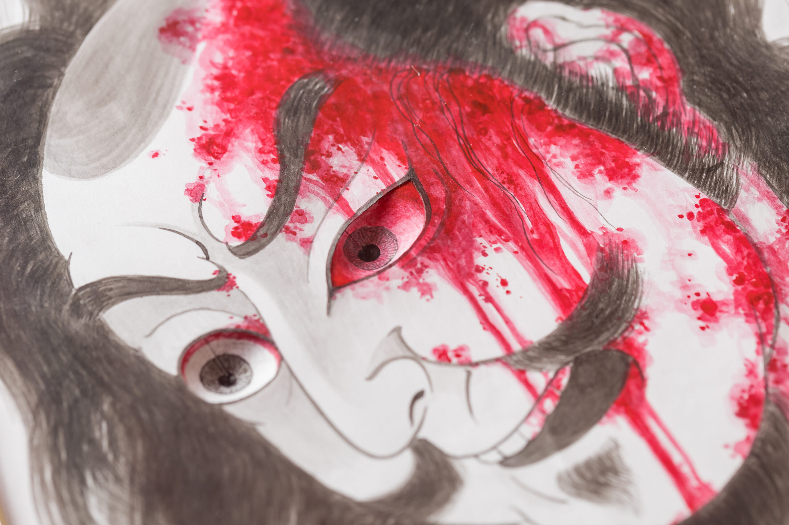 小倉彫まつ作品細部 9  | UNDER JOB PARTY | ART AUCTION | Present by NOSETARADAMAS
