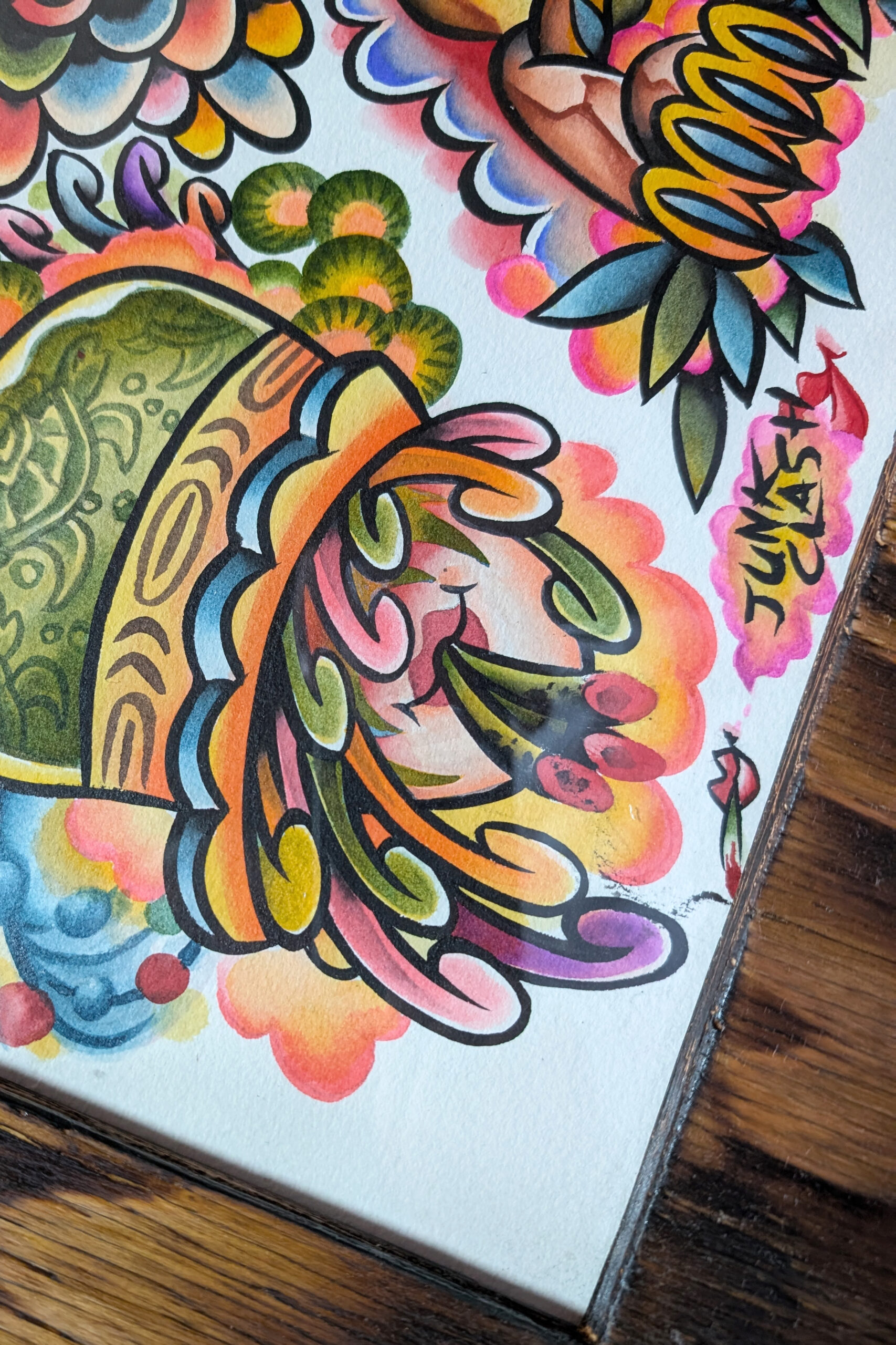 MASASHI作品細部 8  | UNDER JOB PARTY | ART AUCTION | Present by NOSETARADAMAS