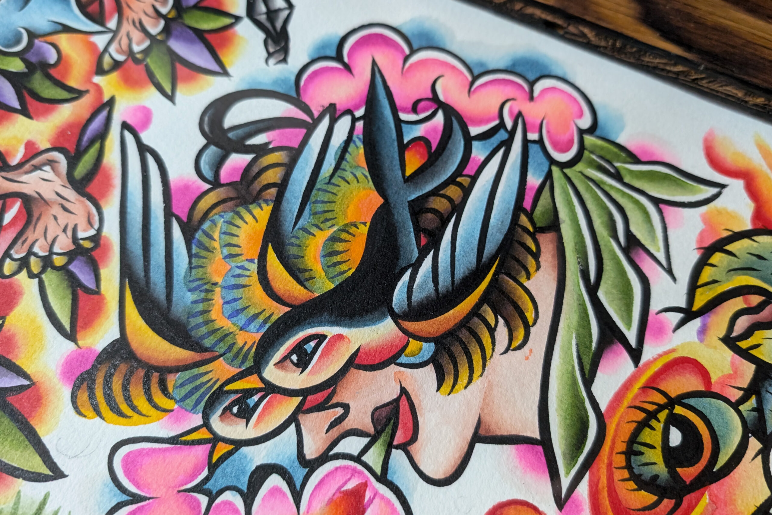 MASASHI作品細部 6  | UNDER JOB PARTY | ART AUCTION | Present by NOSETARADAMAS