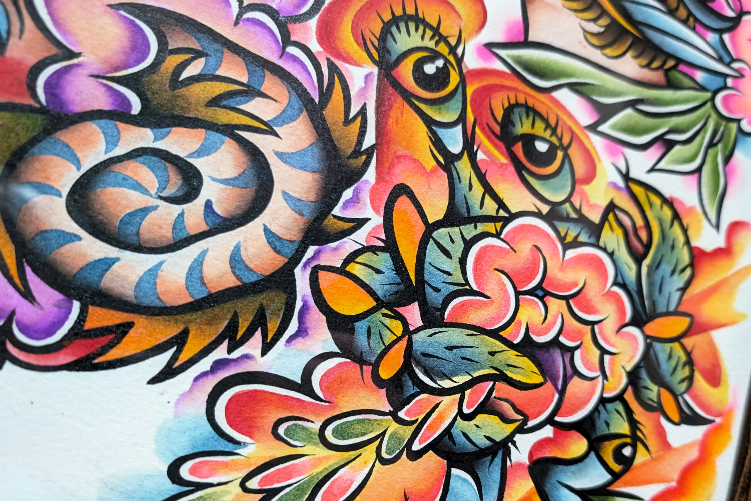 MASASHI作品細部 5  | UNDER JOB PARTY | ART AUCTION | Present by NOSETARADAMAS