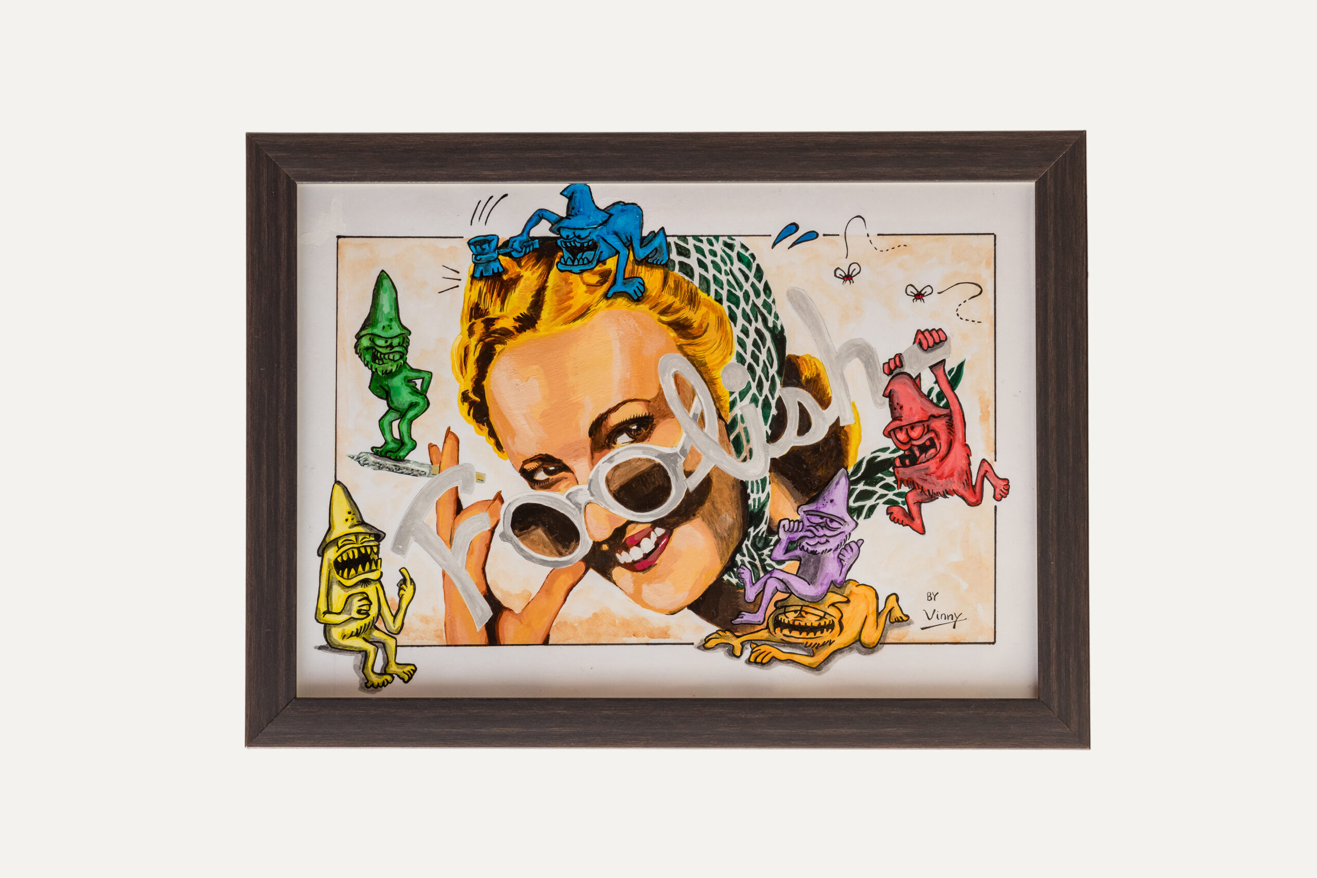 vinny作品細部 1  | UNDER JOB PARTY | ART AUCTION | Present by NOSETARADAMAS