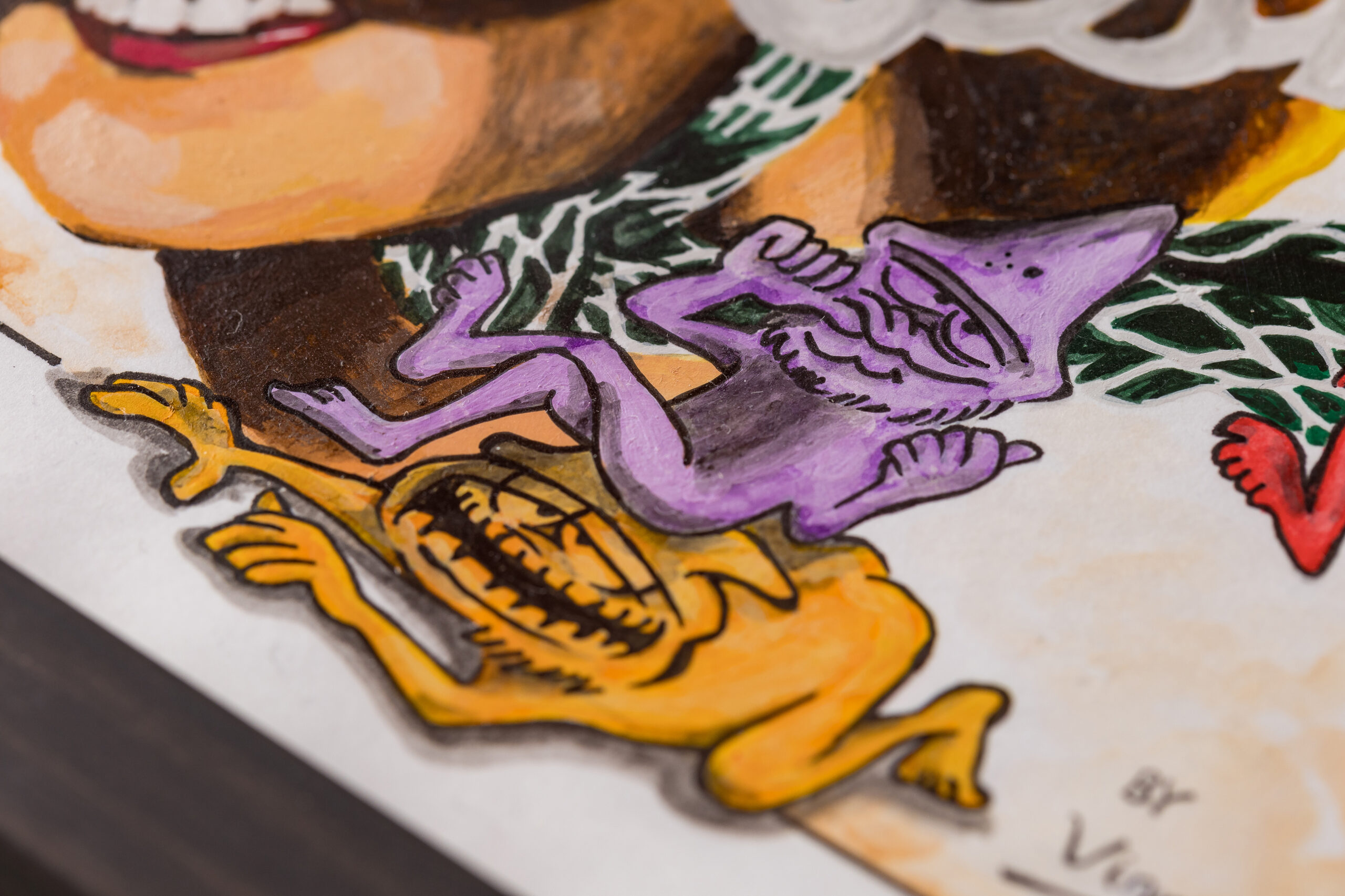 vinny作品細部 7  | UNDER JOB PARTY | ART AUCTION | Present by NOSETARADAMAS