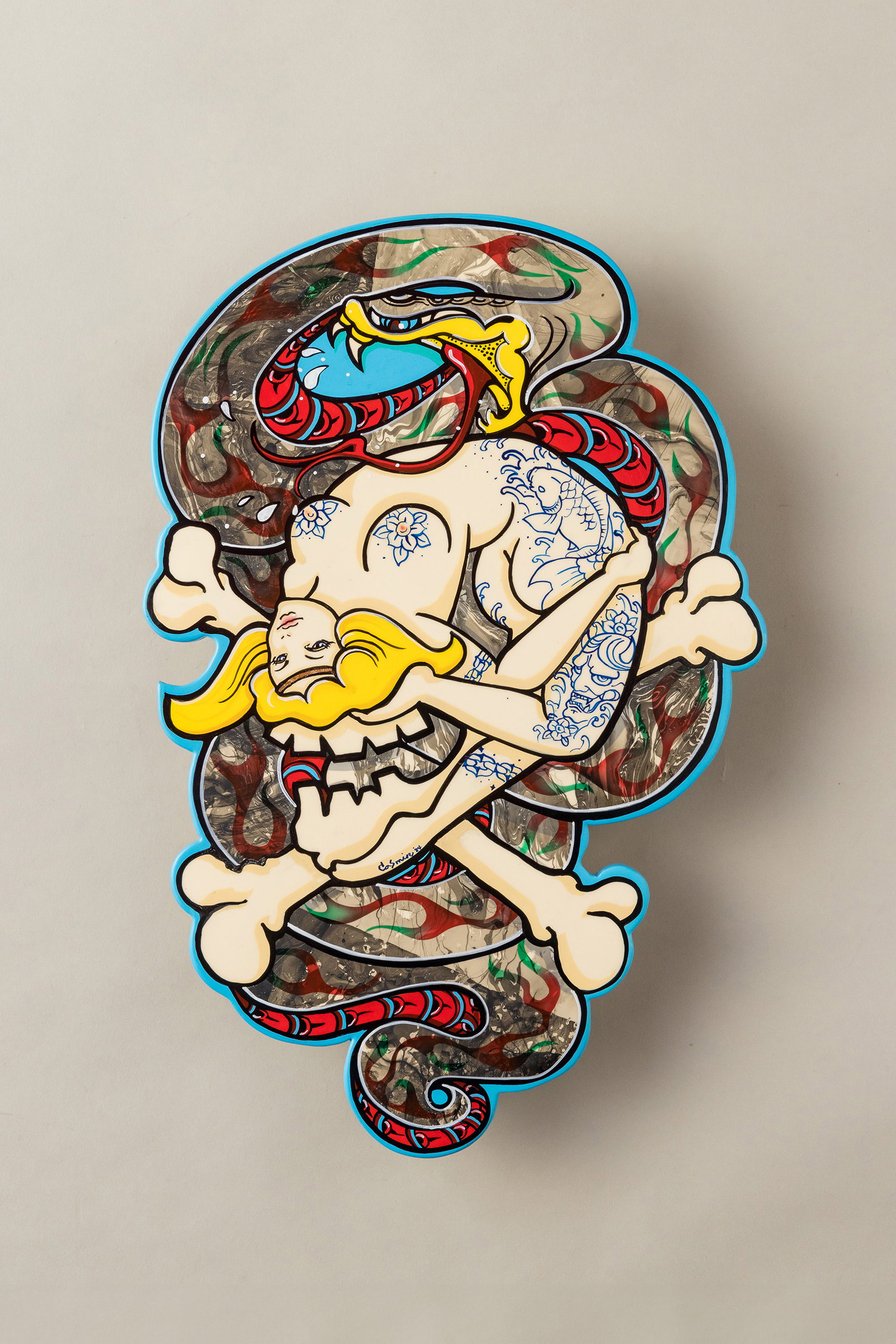 Casmin作品細部 1  | UNDER JOB PARTY | ART AUCTION | Present by NOSETARADAMAS
