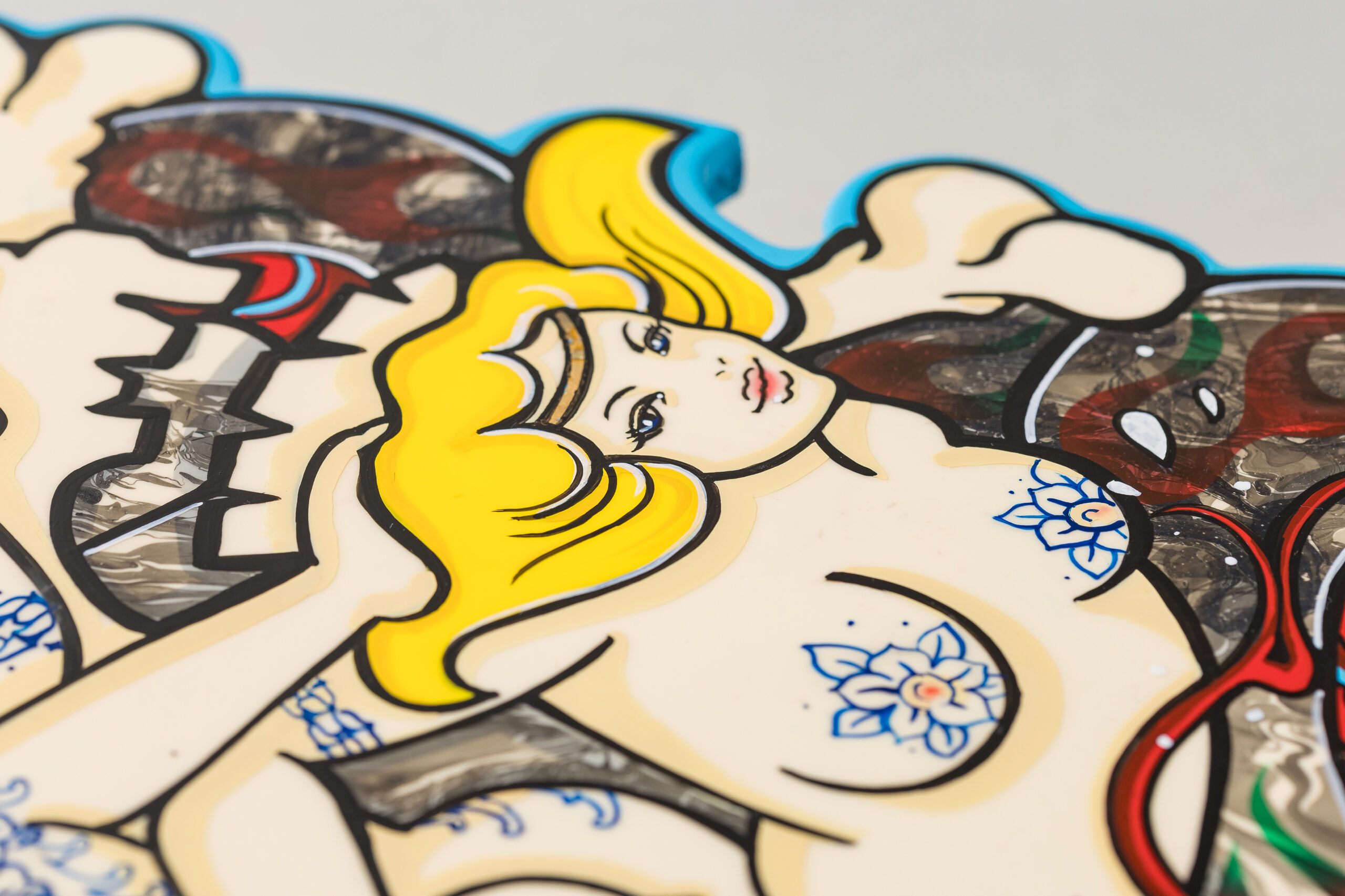 Casmin作品細部 2  | UNDER JOB PARTY | ART AUCTION | Present by NOSETARADAMAS