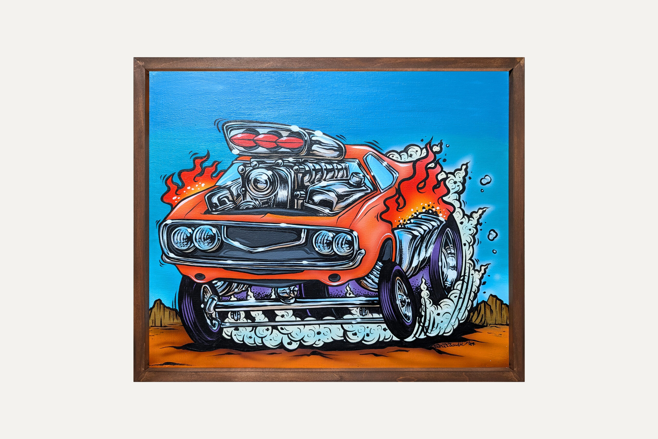 SPEED LUCK作品細部 1  | UNDER JOB PARTY | ART AUCTION | Present by NOSETARADAMAS