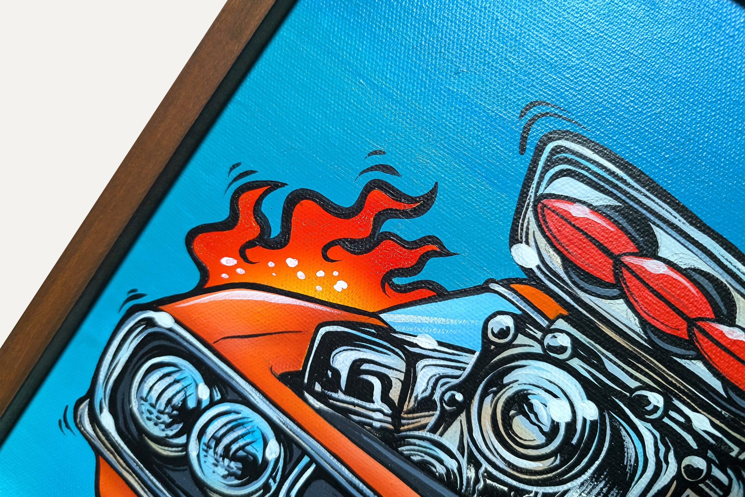 SPEED LUCK作品細部 6  | UNDER JOB PARTY | ART AUCTION | Present by NOSETARADAMAS