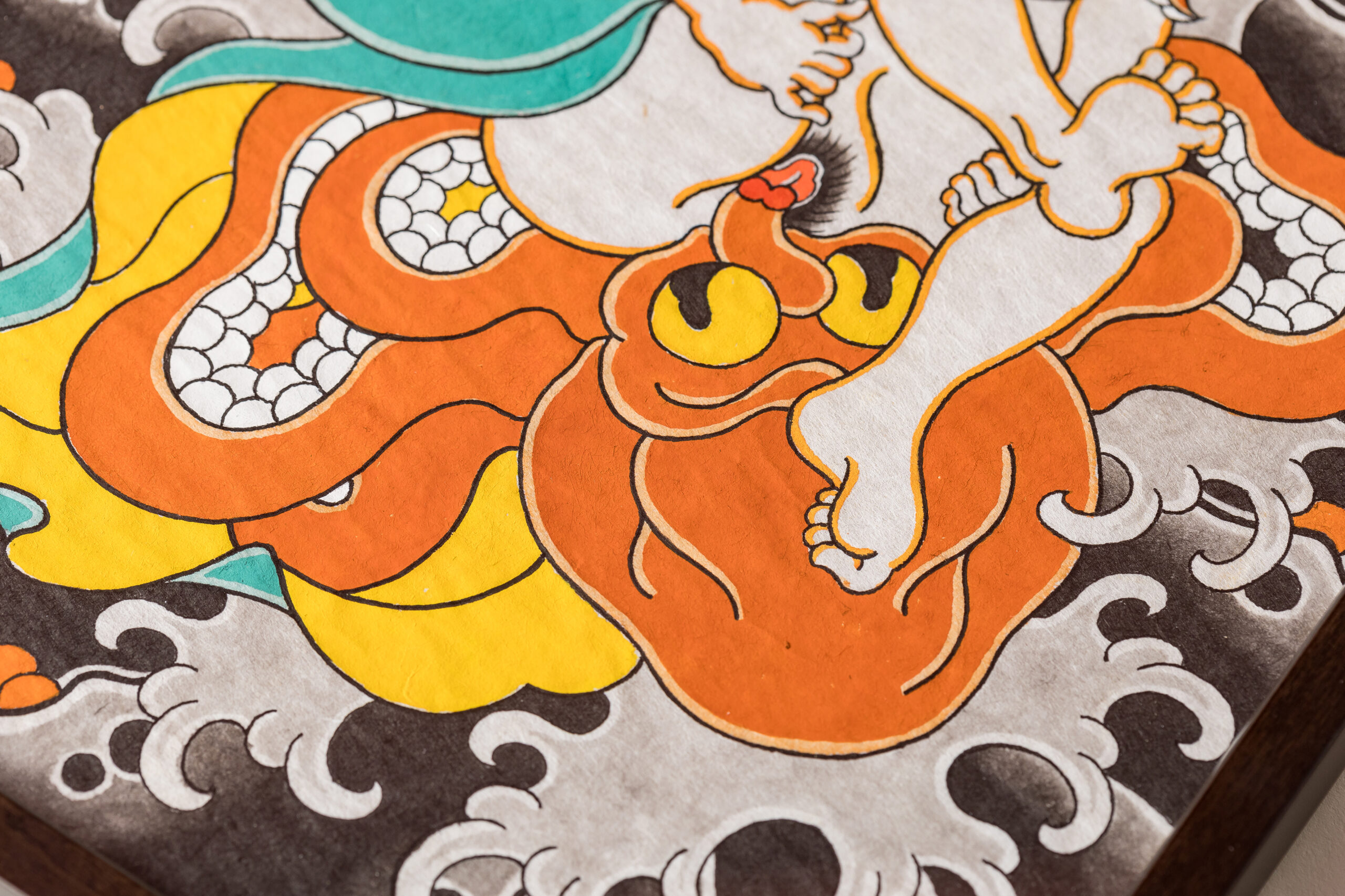 山陽 彫ふく作品細部 4  | UNDER JOB PARTY | ART AUCTION | Present by NOSETARADAMAS