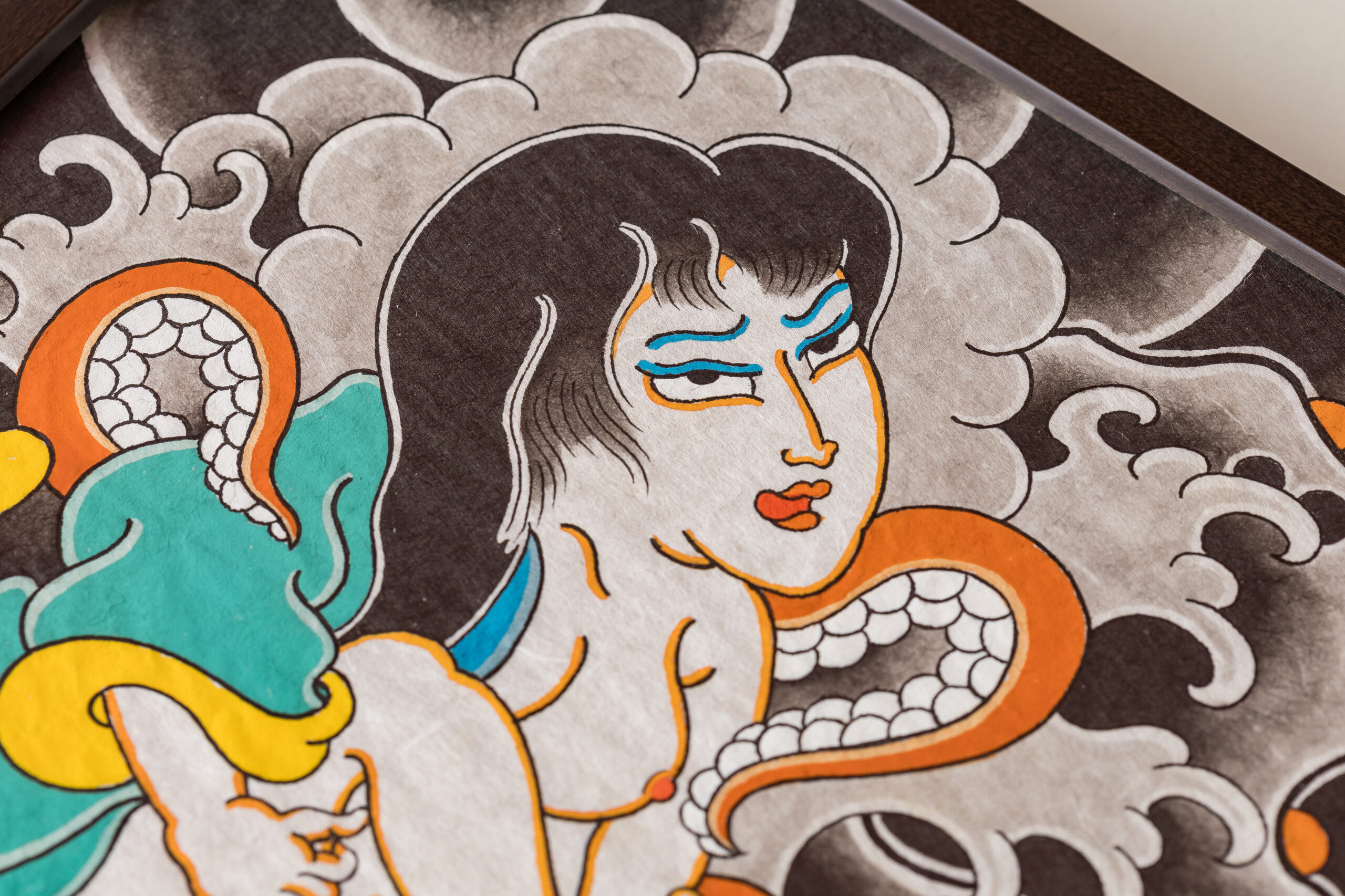 山陽 彫ふく作品細部 2  | UNDER JOB PARTY | ART AUCTION | Present by NOSETARADAMAS