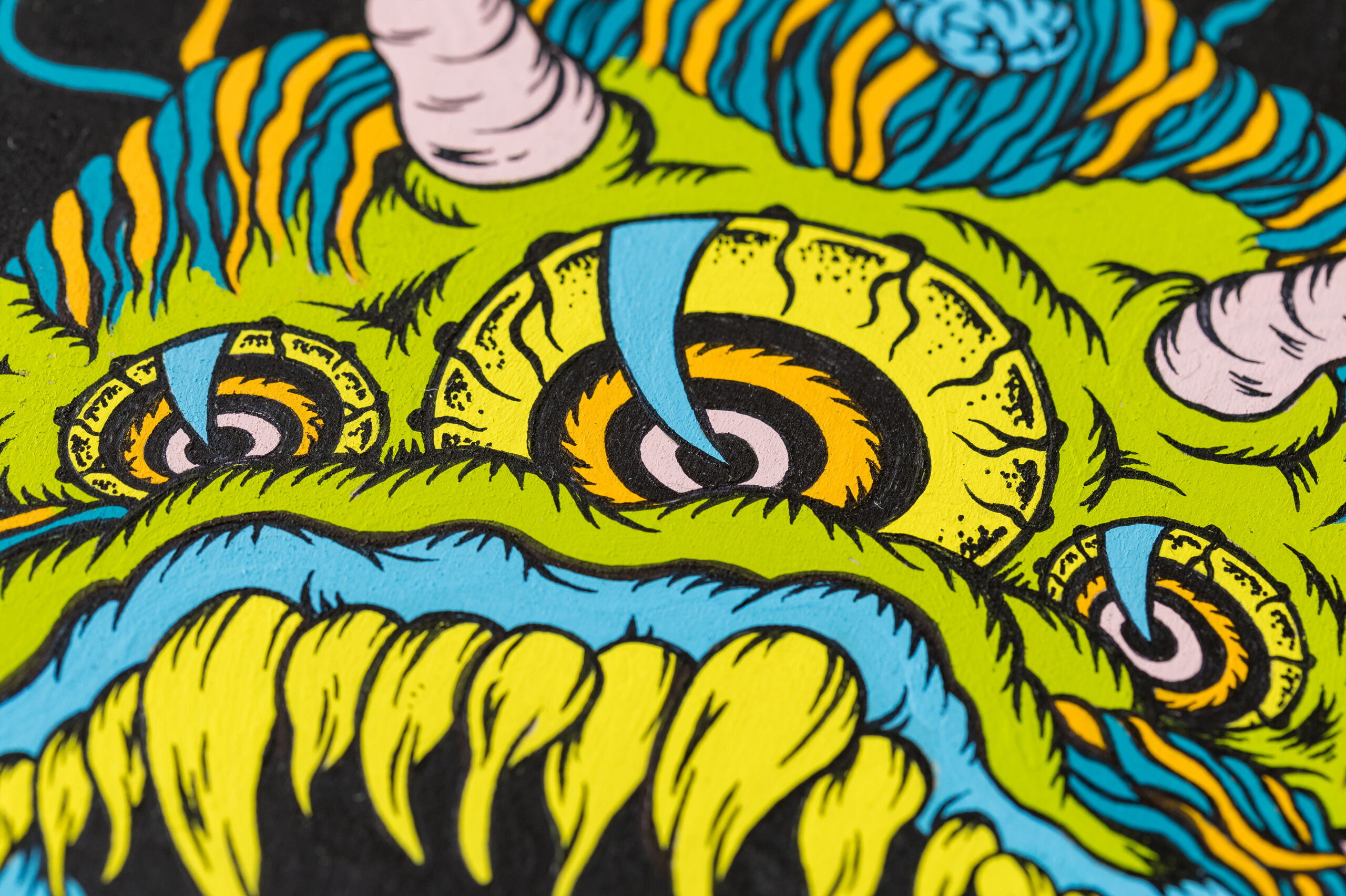 JIMMYPAINT作品細部 3  | UNDER JOB PARTY | ART AUCTION | Present by NOSETARADAMAS