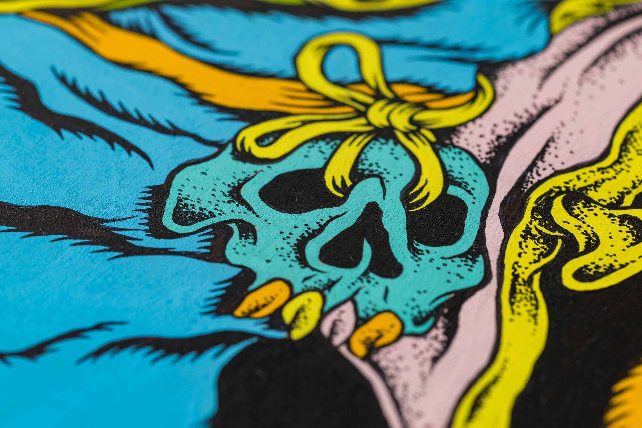 JIMMYPAINT作品細部 4  | UNDER JOB PARTY | ART AUCTION | Present by NOSETARADAMAS