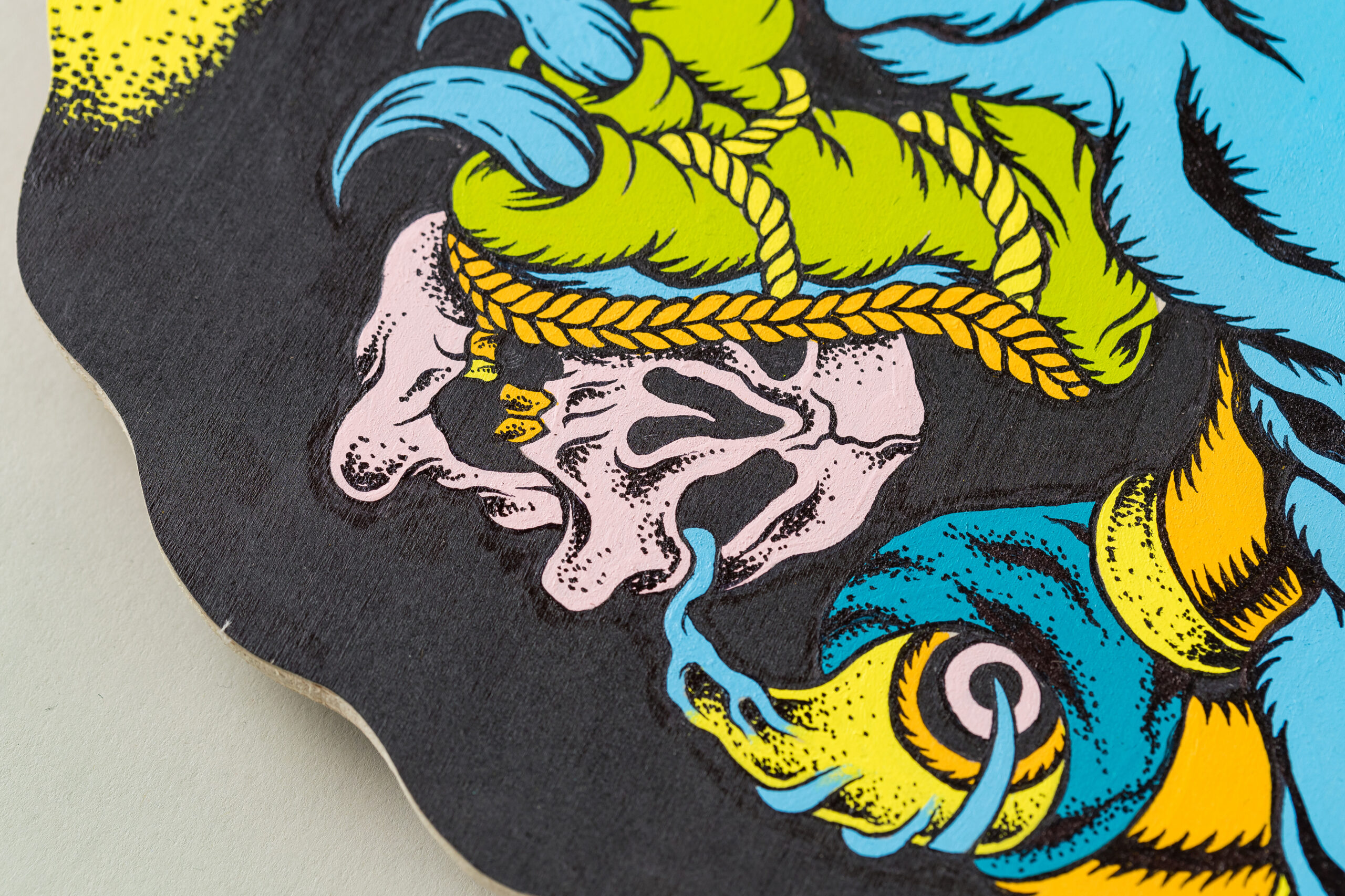 JIMMYPAINT作品細部 7  | UNDER JOB PARTY | ART AUCTION | Present by NOSETARADAMAS