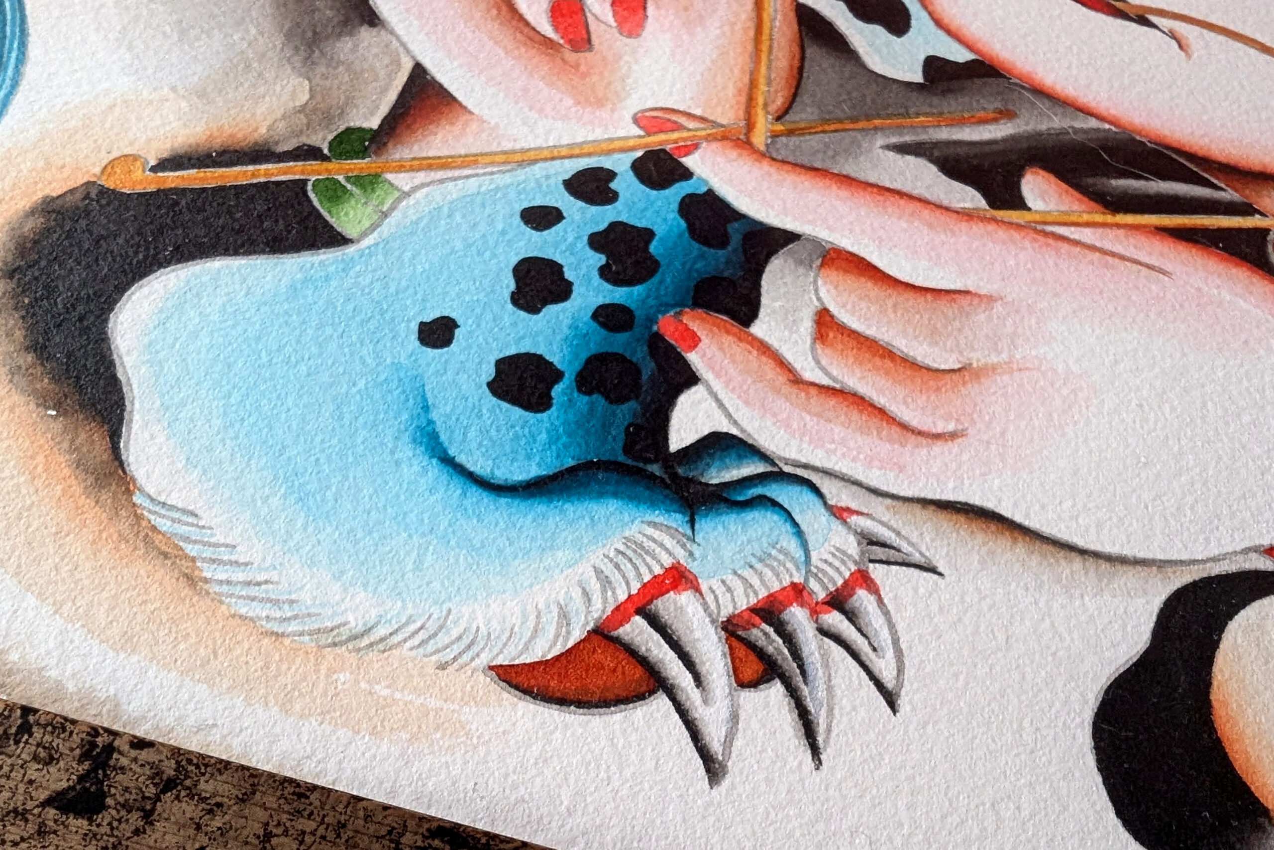 えくん作品細部 7  | UNDER JOB PARTY | ART AUCTION | Present by NOSETARADAMAS