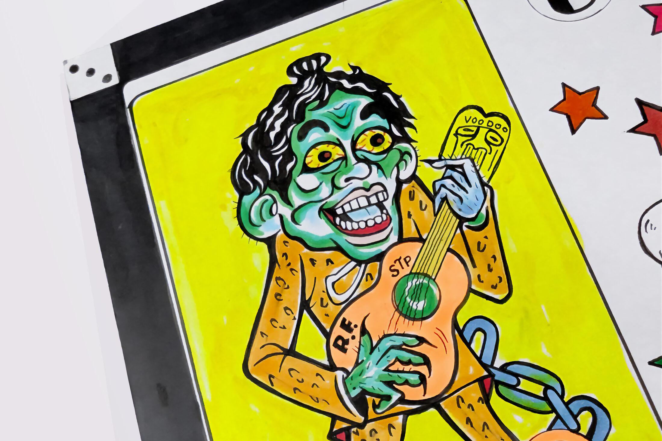 W,C MAEDA作品細部 2  | UNDER JOB PARTY | ART AUCTION | Present by NOSETARADAMAS