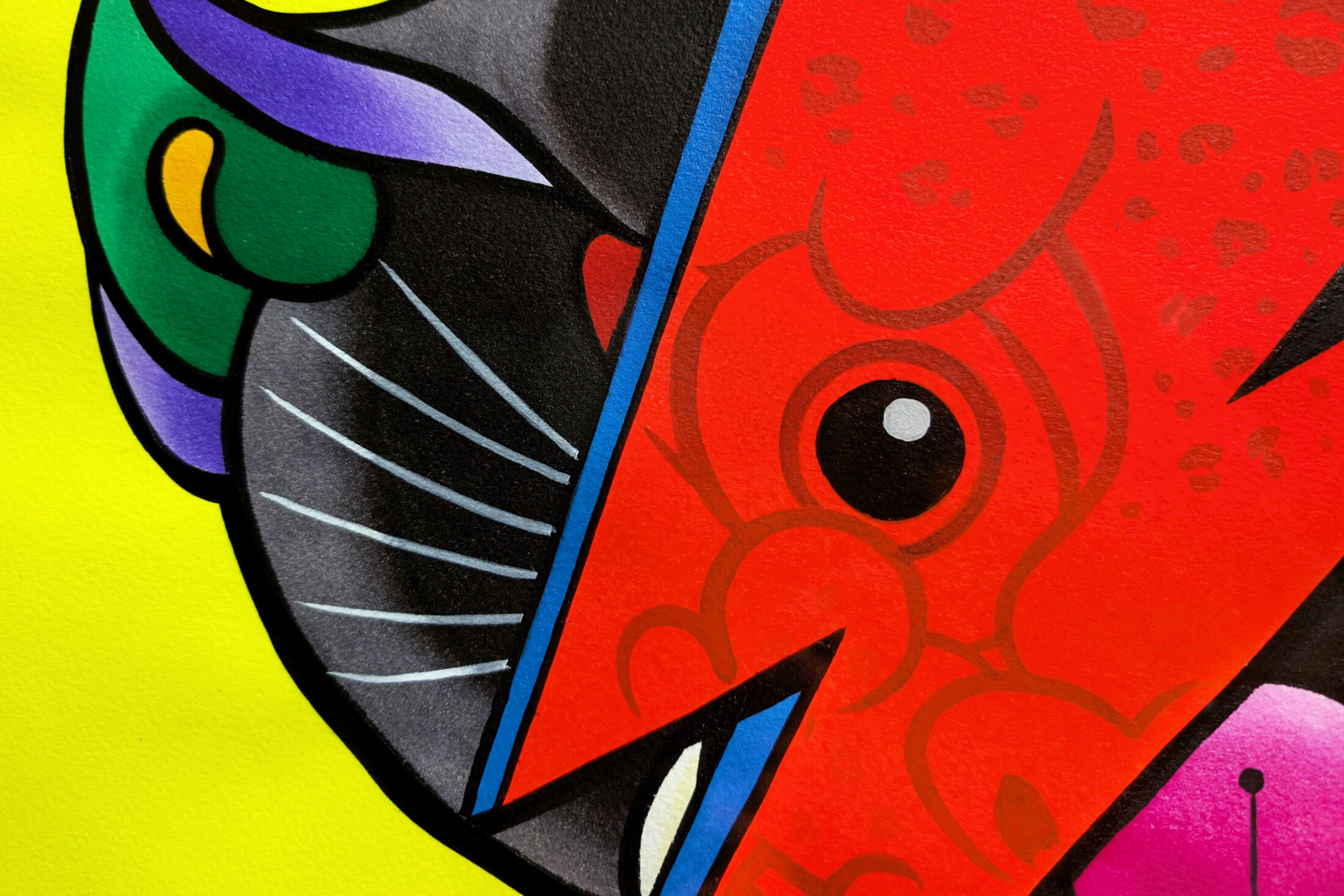 KING RAT作品細部 6  | UNDER JOB PARTY | ART AUCTION | Present by NOSETARADAMAS