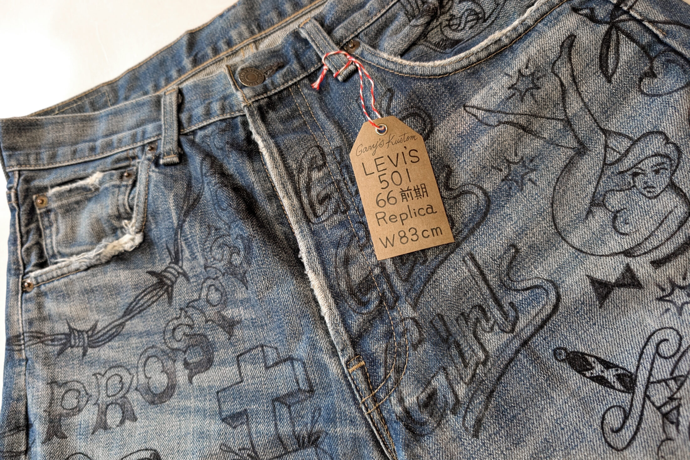 GARY作品細部 3  | UNDER JOB PARTY | ART AUCTION | Present by NOSETARADAMAS