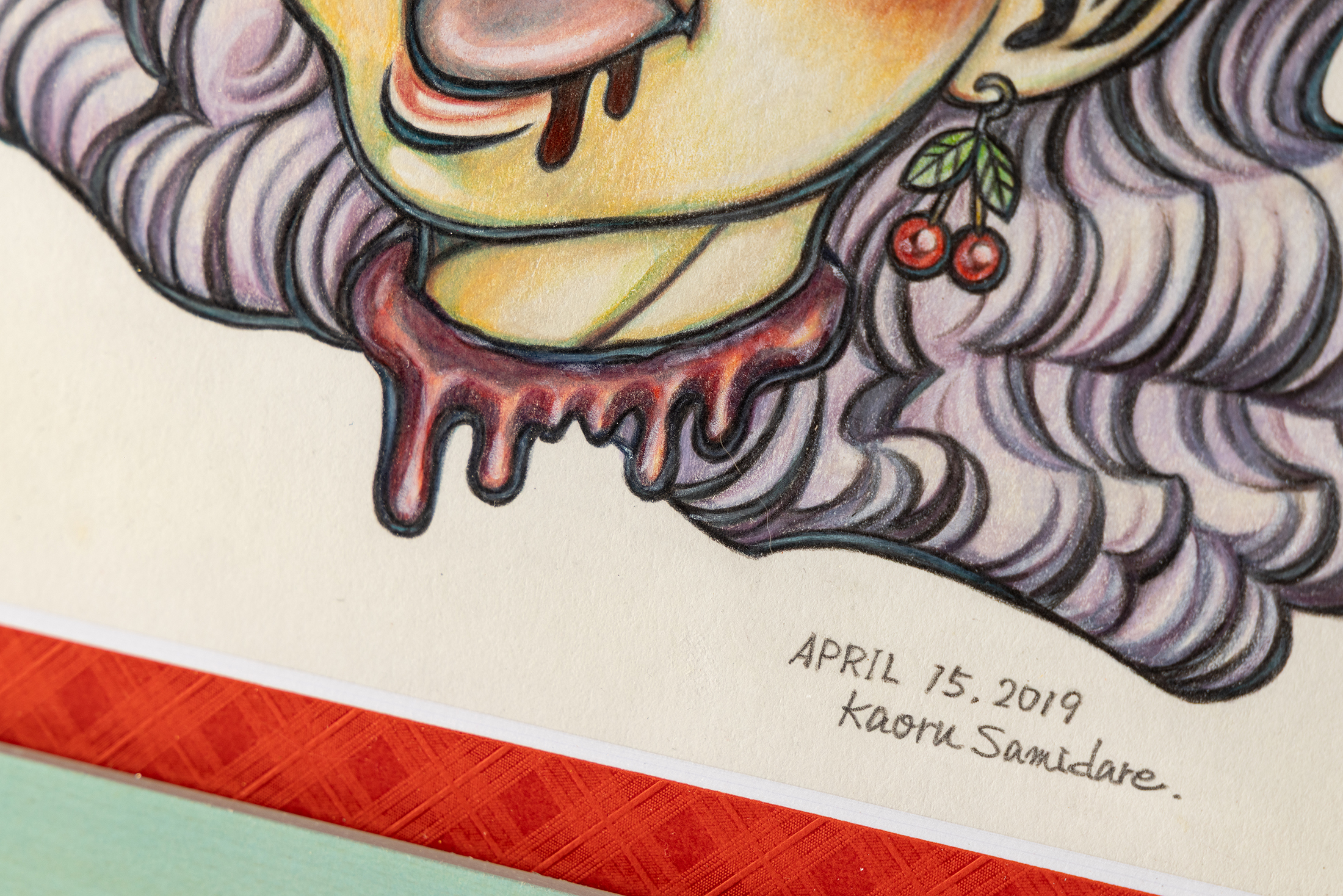 五月雨薫作品細部 3  | UNDER JOB PARTY | ART AUCTION | Present by NOSETARADAMAS