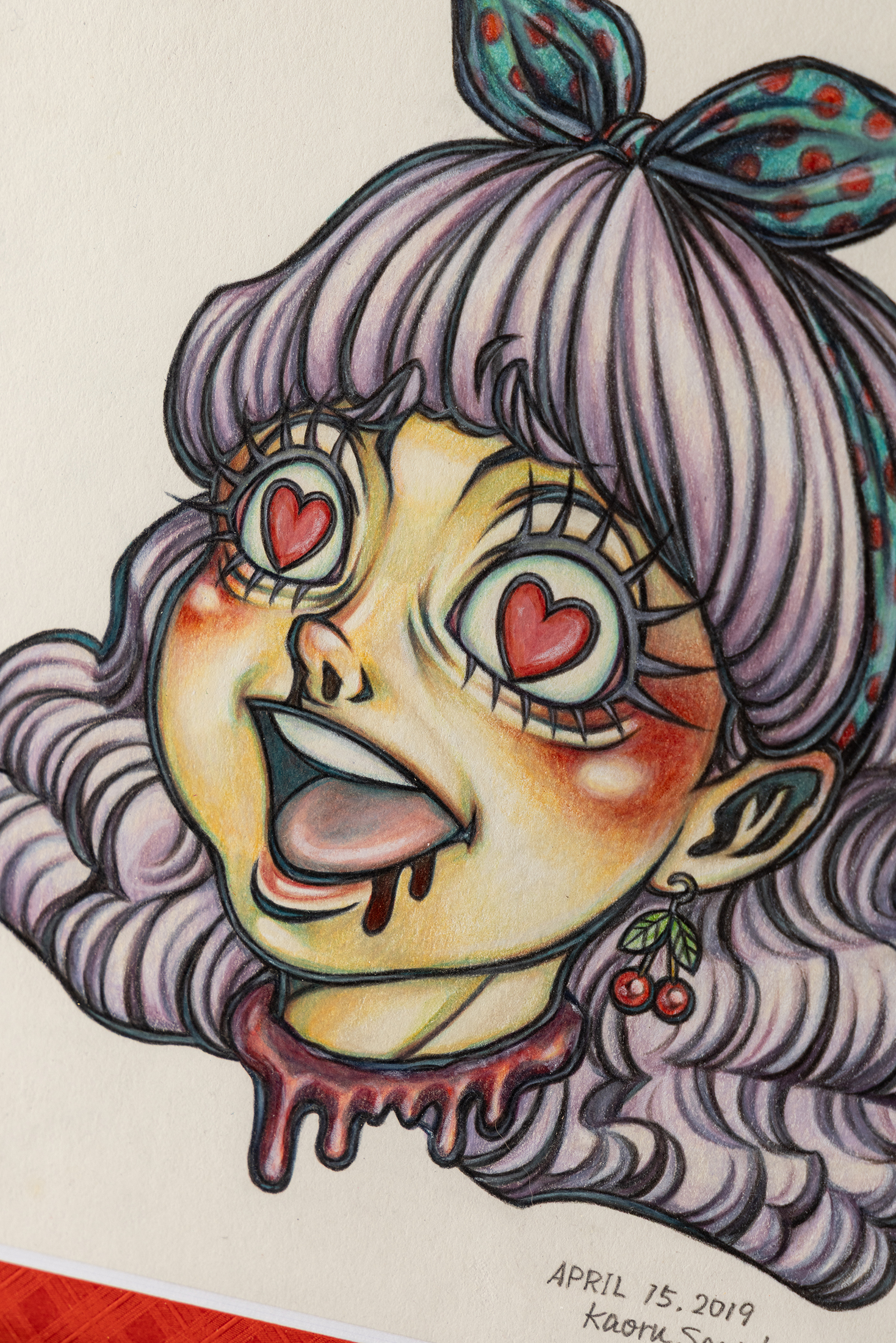 五月雨薫作品細部 6  | UNDER JOB PARTY | ART AUCTION | Present by NOSETARADAMAS