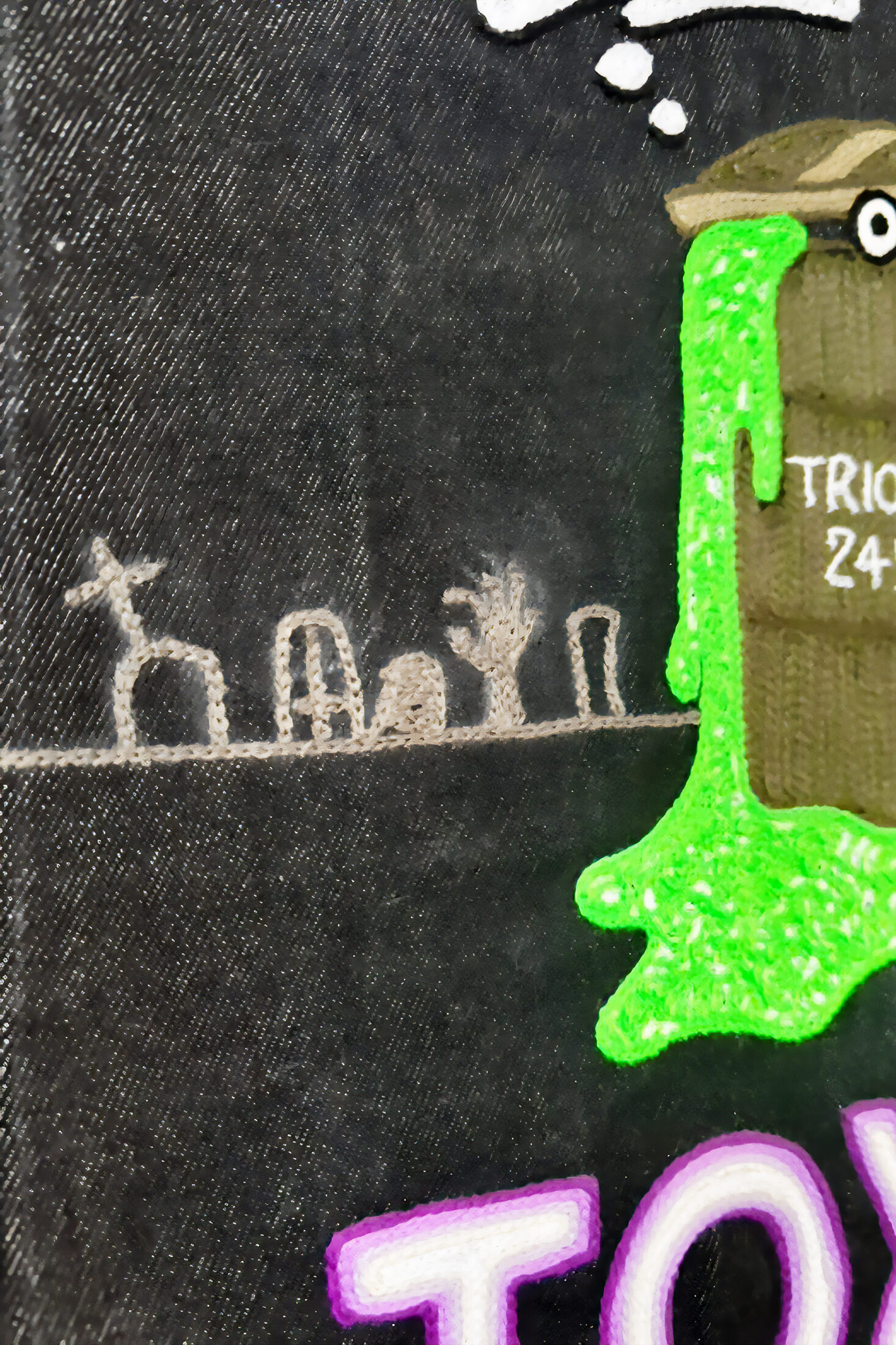 Chu作品細部 4  | UNDER JOB PARTY | ART AUCTION | Present by NOSETARADAMAS