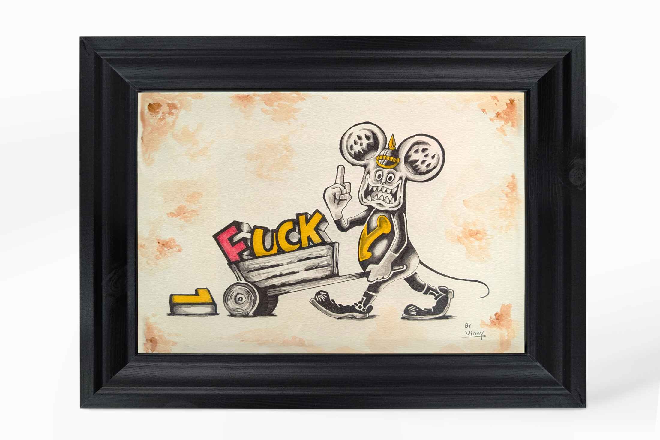 vinny作品細部 1  | UNDER JOB PARTY | ART AUCTION | Present by NOSETARADAMAS