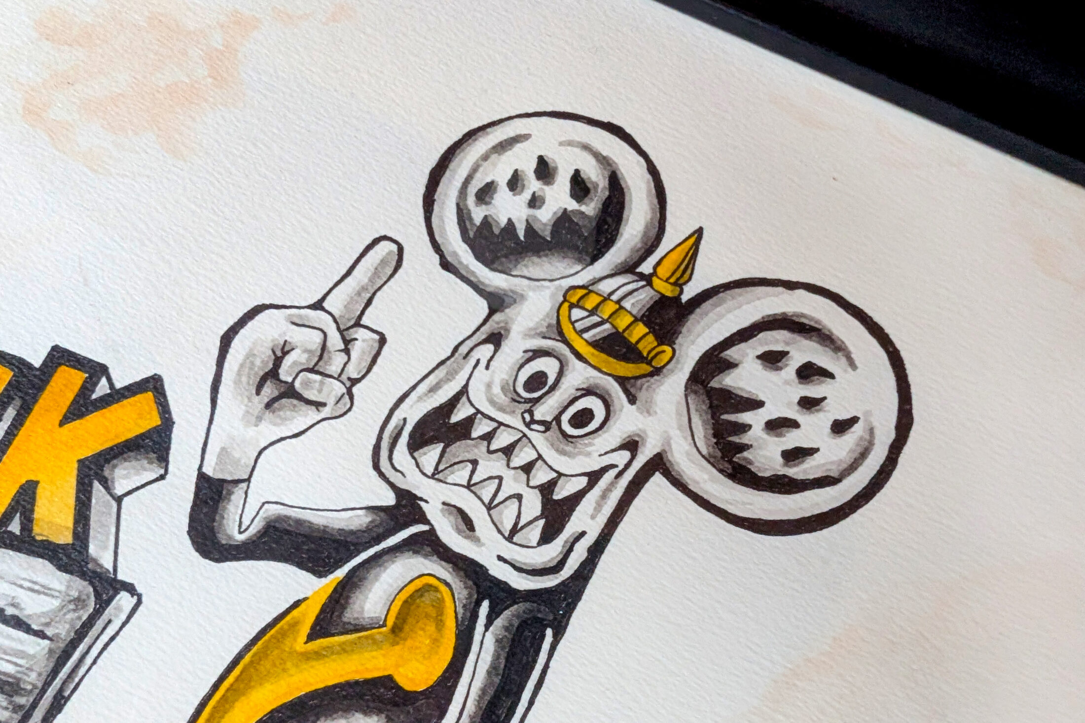 vinny作品細部 2  | UNDER JOB PARTY | ART AUCTION | Present by NOSETARADAMAS