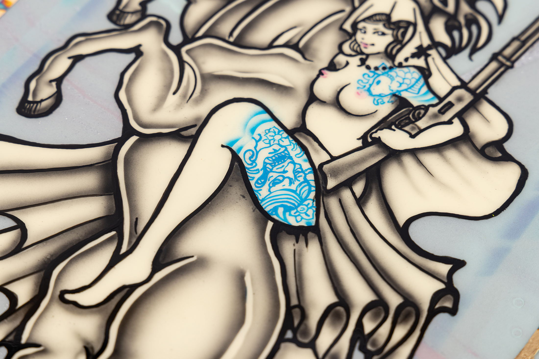 Casmin作品細部 2  | UNDER JOB PARTY | ART AUCTION | Present by NOSETARADAMAS