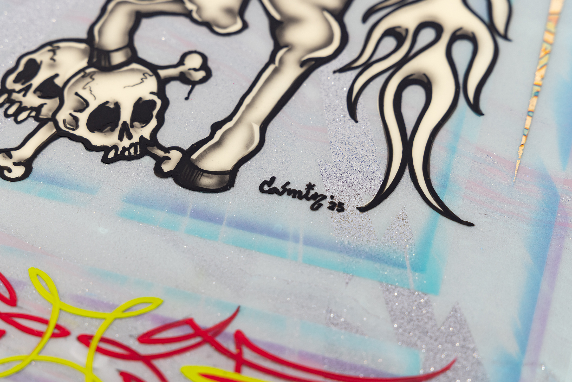 Casmin作品細部 3  | UNDER JOB PARTY | ART AUCTION | Present by NOSETARADAMAS