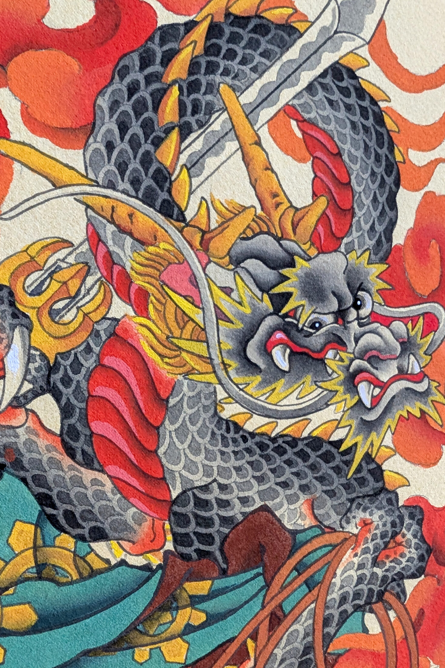 彫兆作品細部 2  | UNDER JOB PARTY | ART AUCTION | Present by NOSETARADAMAS