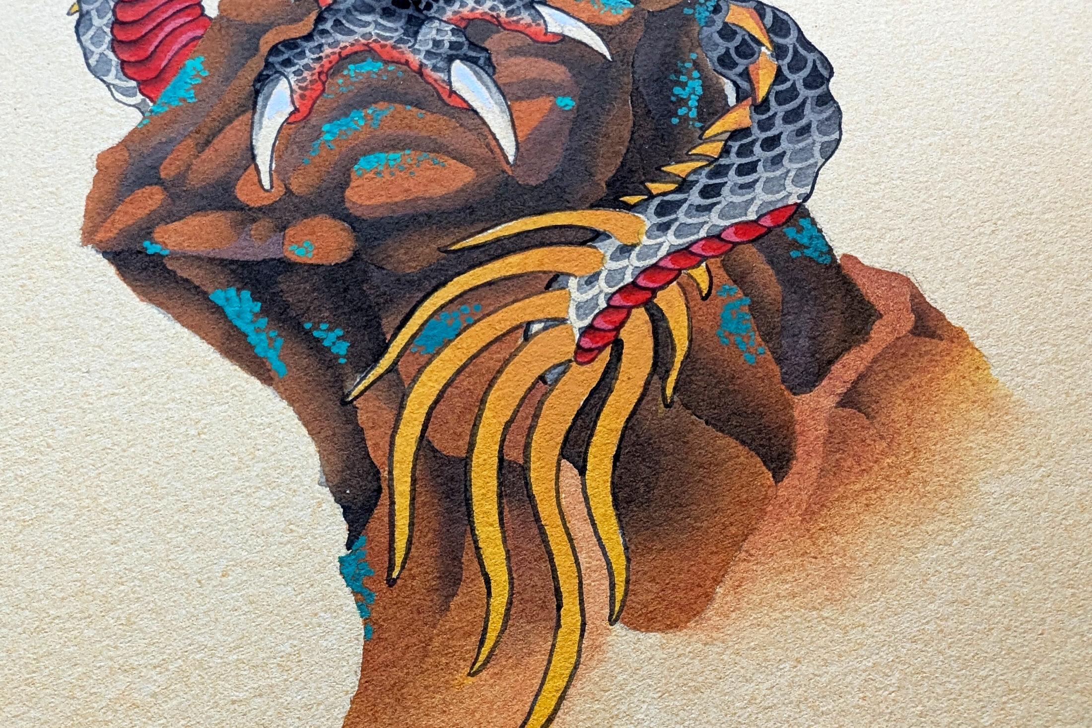 彫兆作品細部 5  | UNDER JOB PARTY | ART AUCTION | Present by NOSETARADAMAS