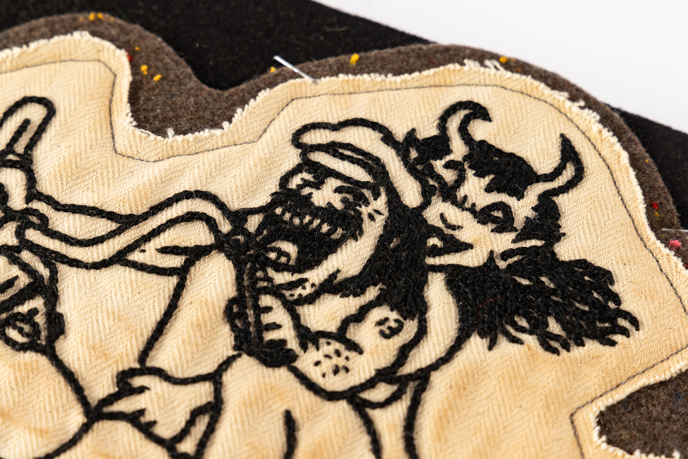 HAKU作品細部 2  | UNDER JOB PARTY | ART AUCTION | Present by NOSETARADAMAS