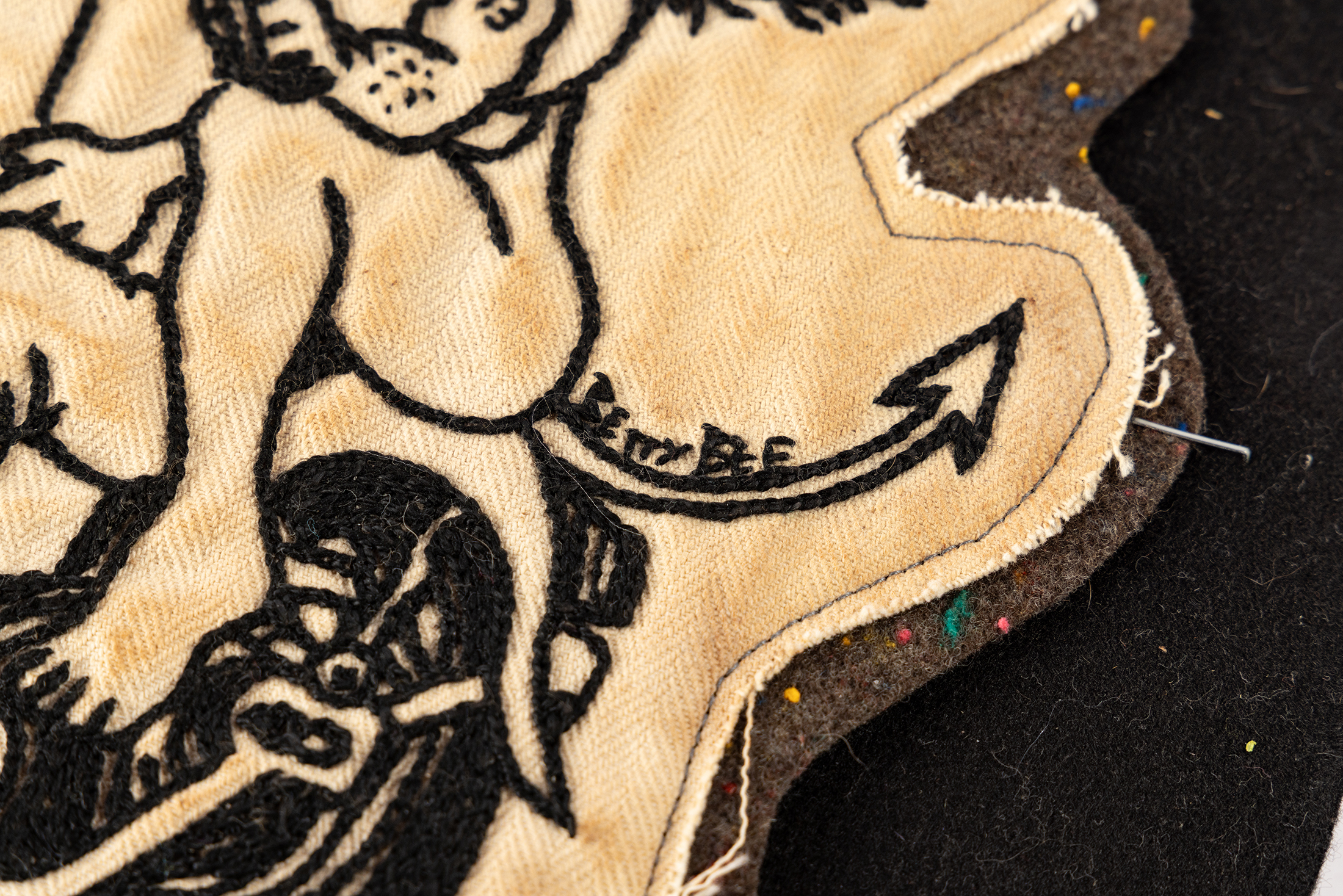 HAKU作品細部 6  | UNDER JOB PARTY | ART AUCTION | Present by NOSETARADAMAS