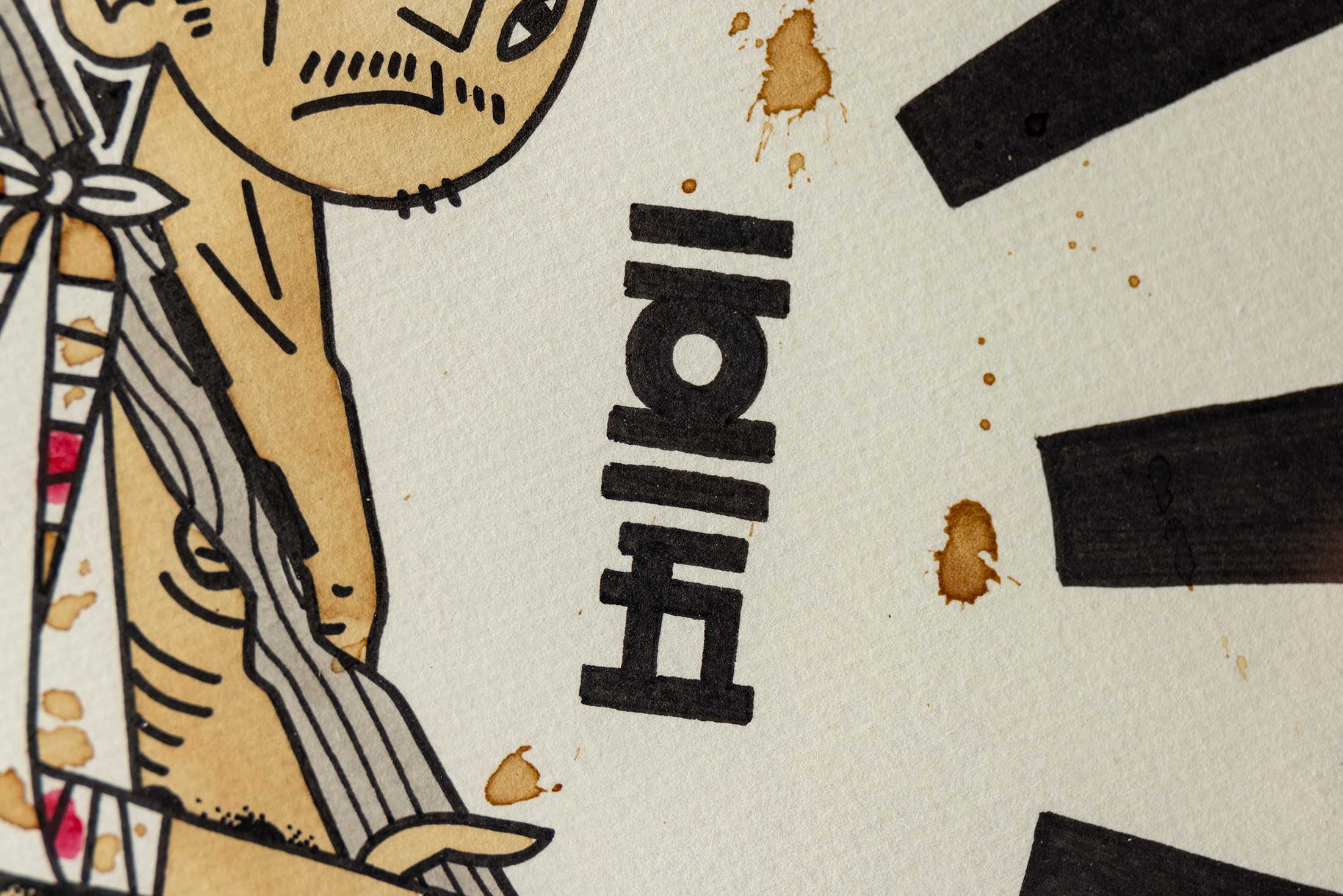 MIZYURO作品細部 2  | UNDER JOB PARTY | ART AUCTION | Present by NOSETARADAMAS