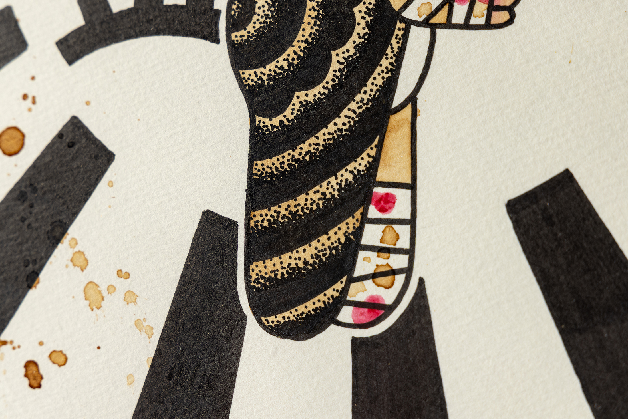 MIZYURO作品細部 3  | UNDER JOB PARTY | ART AUCTION | Present by NOSETARADAMAS