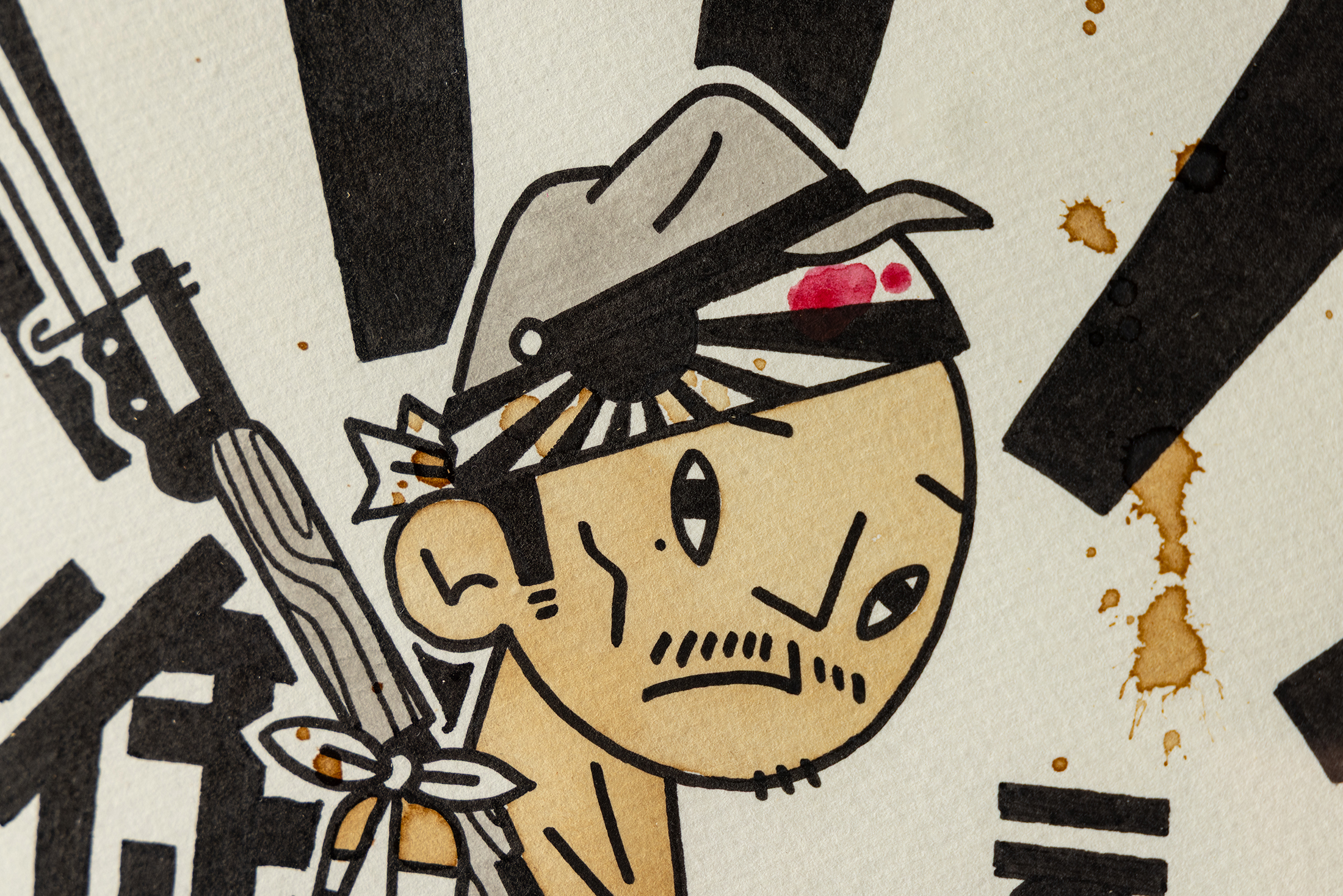 MIZYURO作品細部 4  | UNDER JOB PARTY | ART AUCTION | Present by NOSETARADAMAS