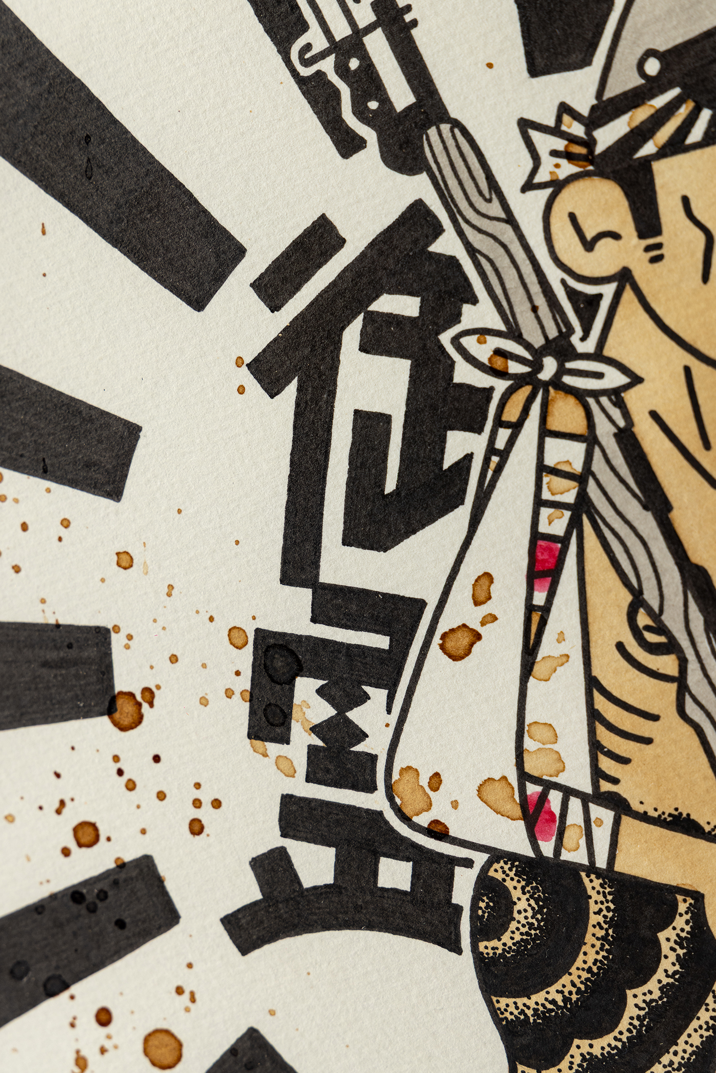 MIZYURO作品細部 5  | UNDER JOB PARTY | ART AUCTION | Present by NOSETARADAMAS