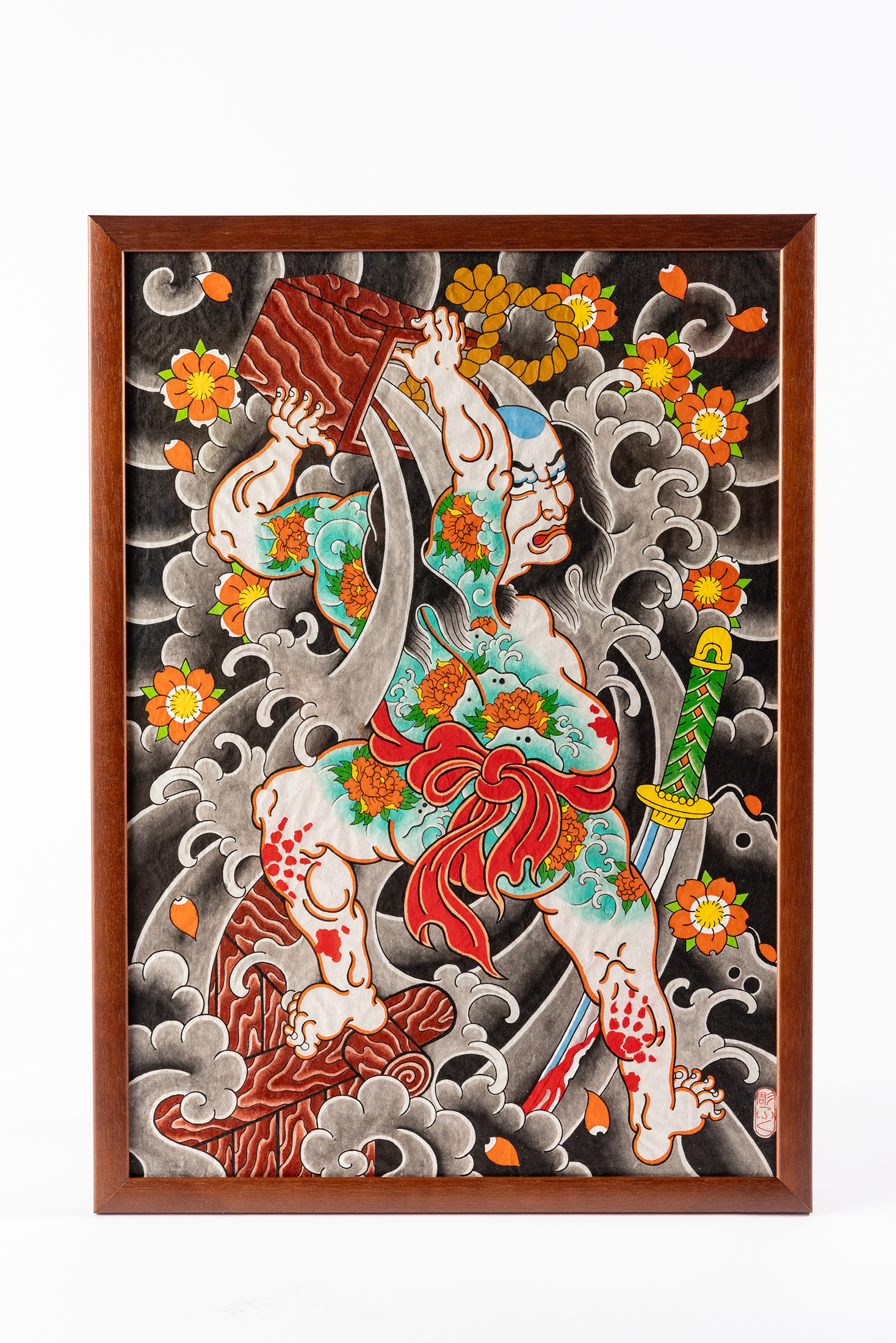 山陽 彫ふく作品細部 1  | UNDER JOB PARTY | ART AUCTION | Present by NOSETARADAMAS