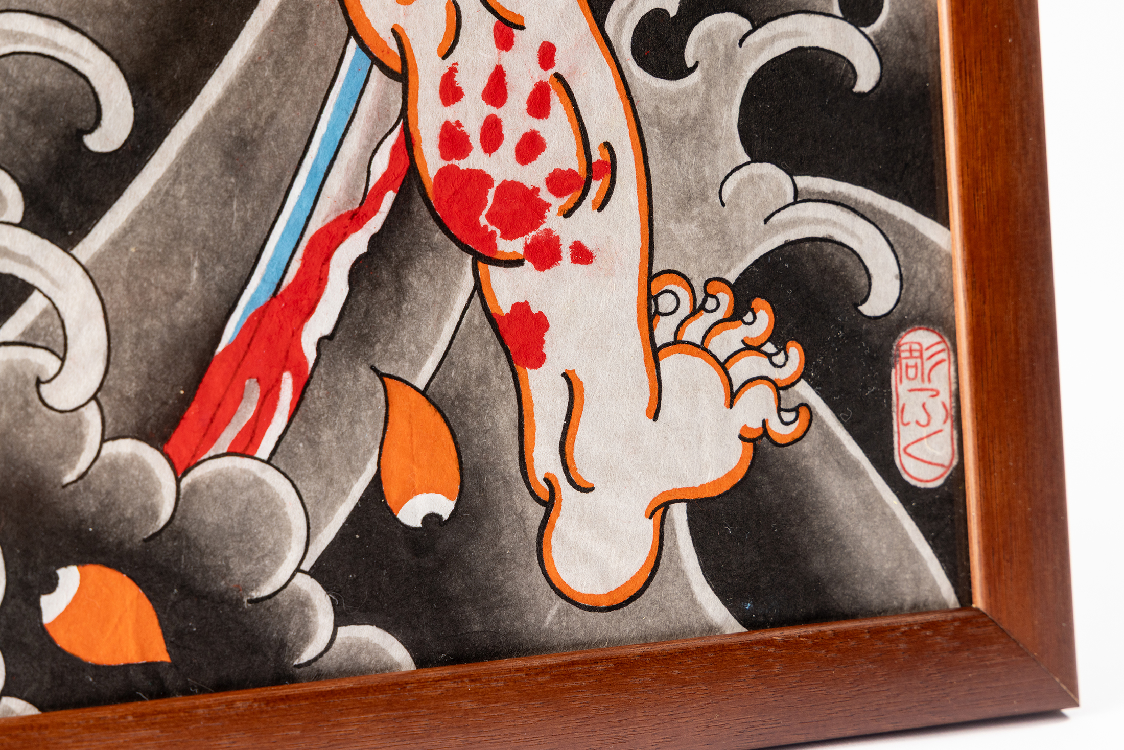 山陽 彫ふく作品細部 3  | UNDER JOB PARTY | ART AUCTION | Present by NOSETARADAMAS