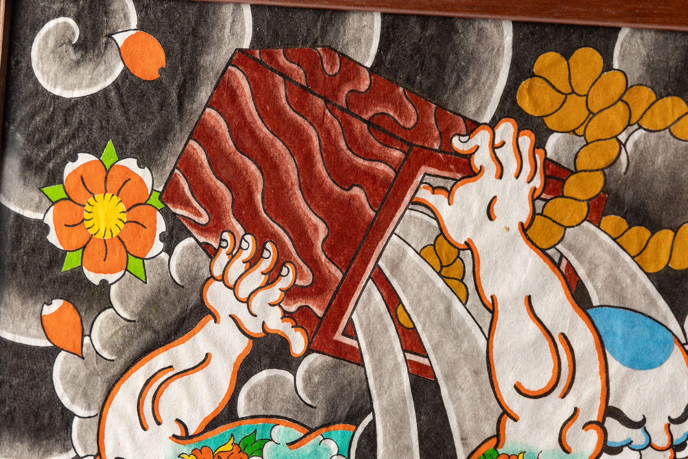 山陽 彫ふく作品細部 4  | UNDER JOB PARTY | ART AUCTION | Present by NOSETARADAMAS