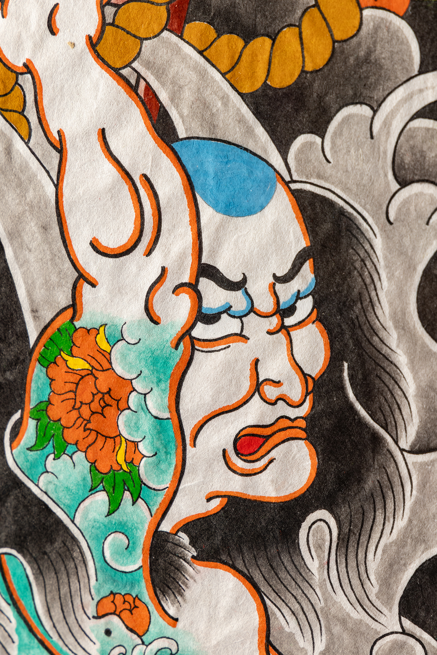 山陽 彫ふく作品細部 6  | UNDER JOB PARTY | ART AUCTION | Present by NOSETARADAMAS