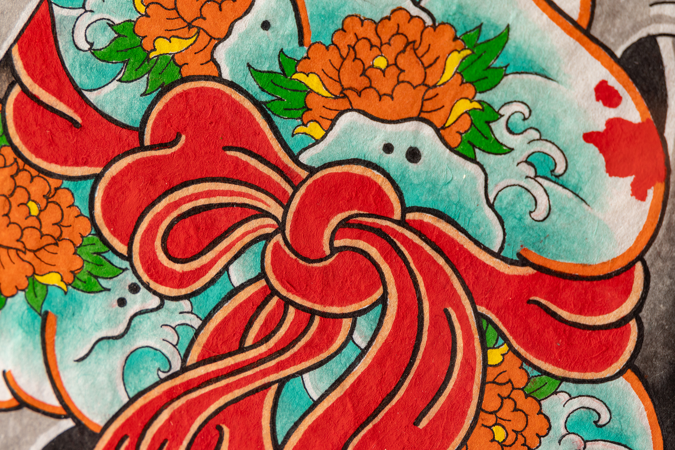 山陽 彫ふく作品細部 8  | UNDER JOB PARTY | ART AUCTION | Present by NOSETARADAMAS