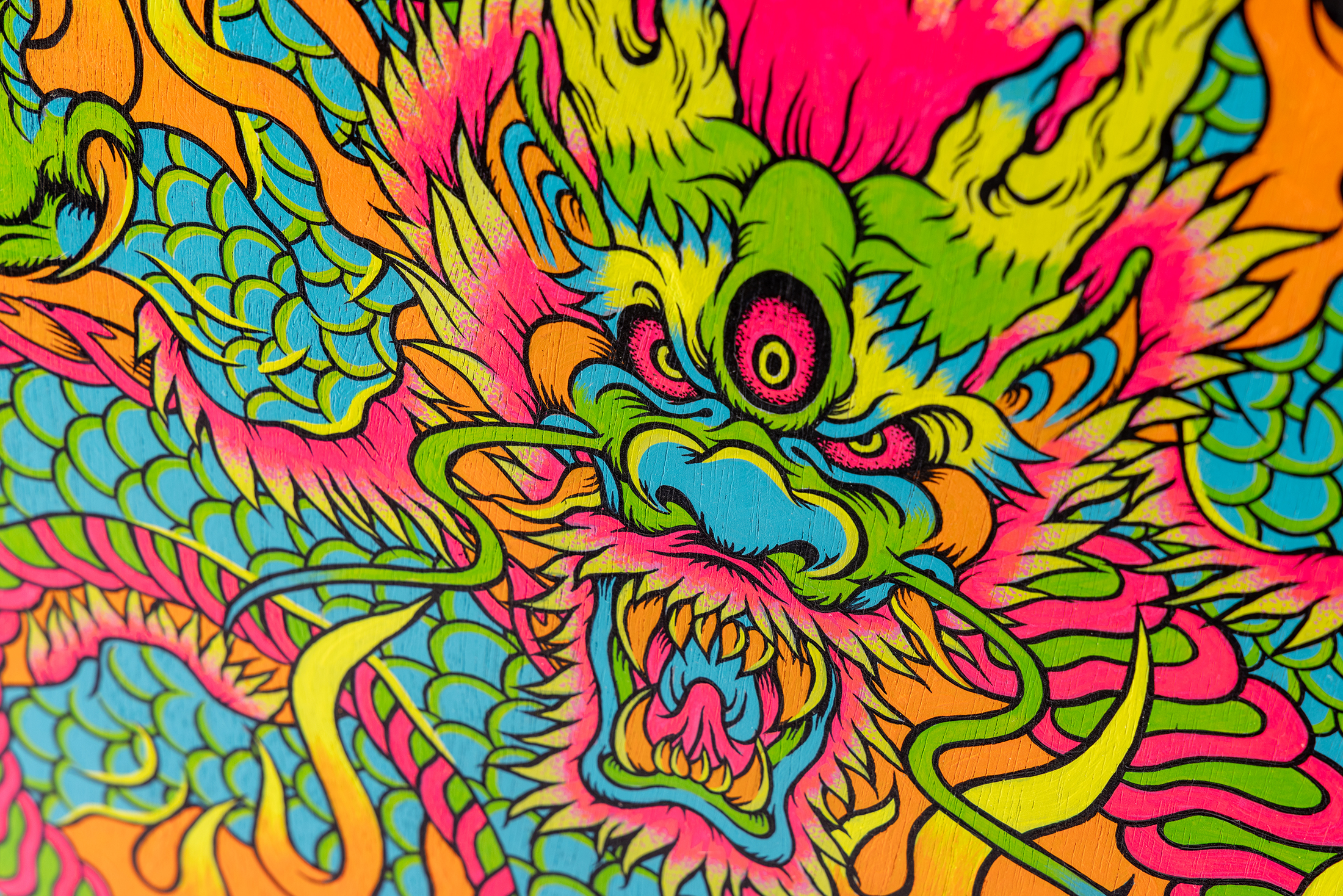 JIMMYPAINT作品細部 2  | UNDER JOB PARTY | ART AUCTION | Present by NOSETARADAMAS