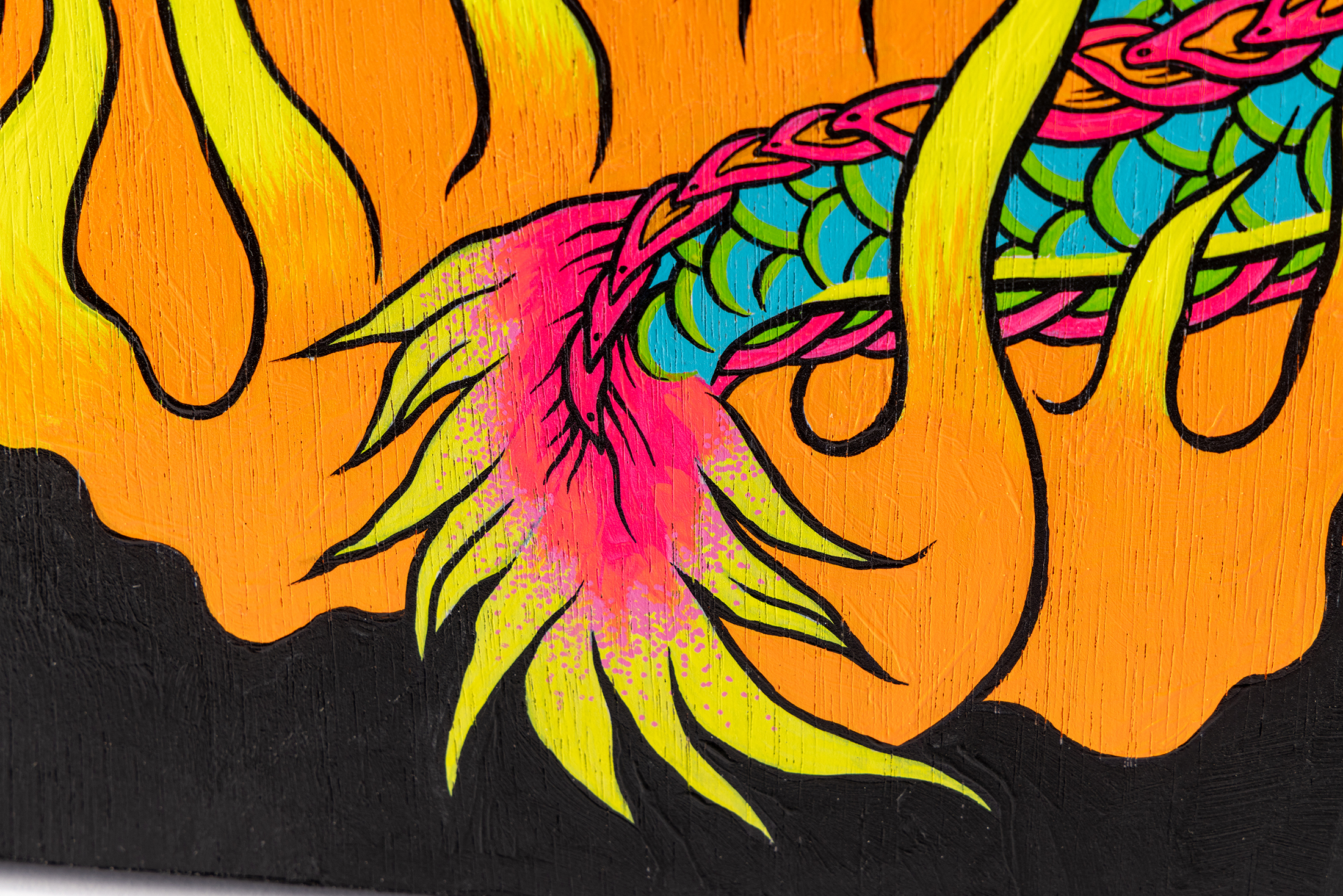 JIMMYPAINT作品細部 4  | UNDER JOB PARTY | ART AUCTION | Present by NOSETARADAMAS