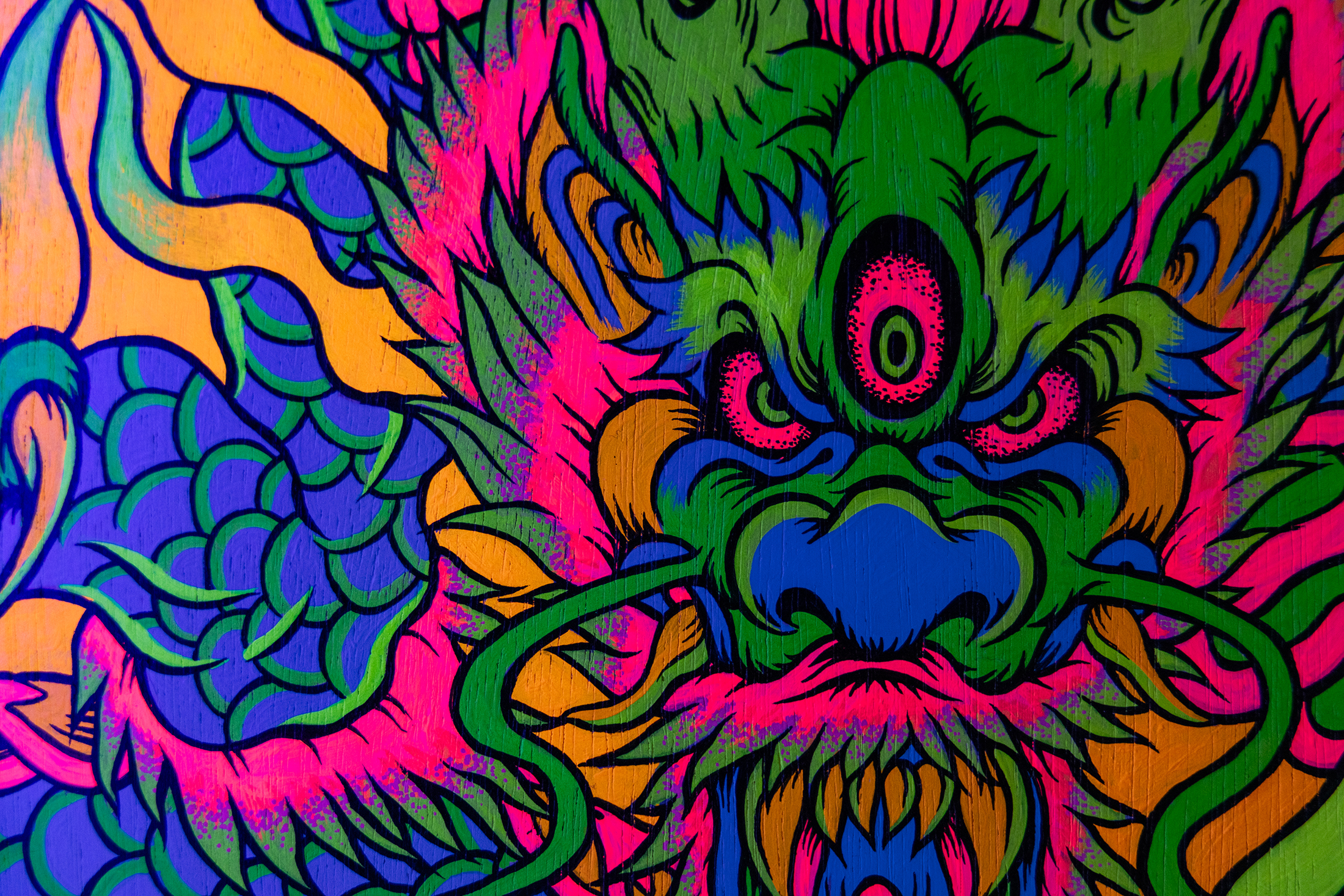 JIMMYPAINT作品細部 6  | UNDER JOB PARTY | ART AUCTION | Present by NOSETARADAMAS