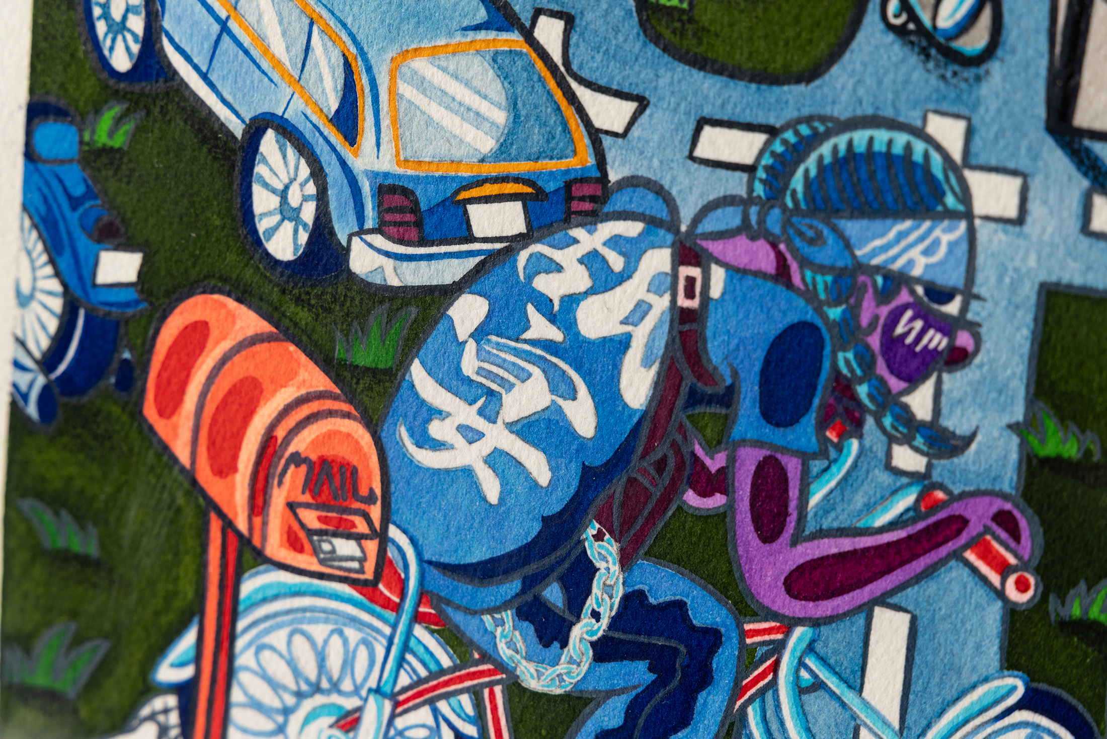 ELGO作品細部 2  | UNDER JOB PARTY | ART AUCTION | Present by NOSETARADAMAS